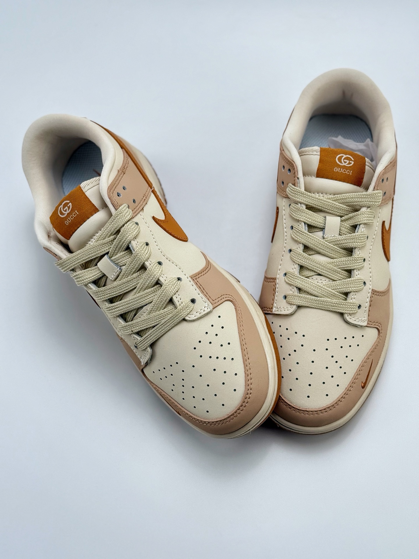 240 Nike SB Dunk Low x GUCCI 白橙小钩  XY2026-158