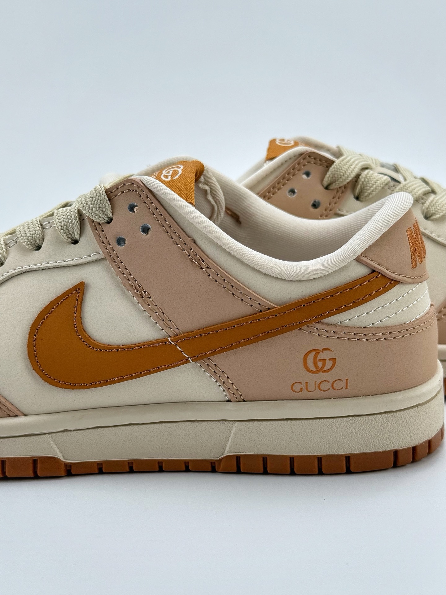 240 Nike SB Dunk Low x GUCCI 白橙小钩  XY2026-158