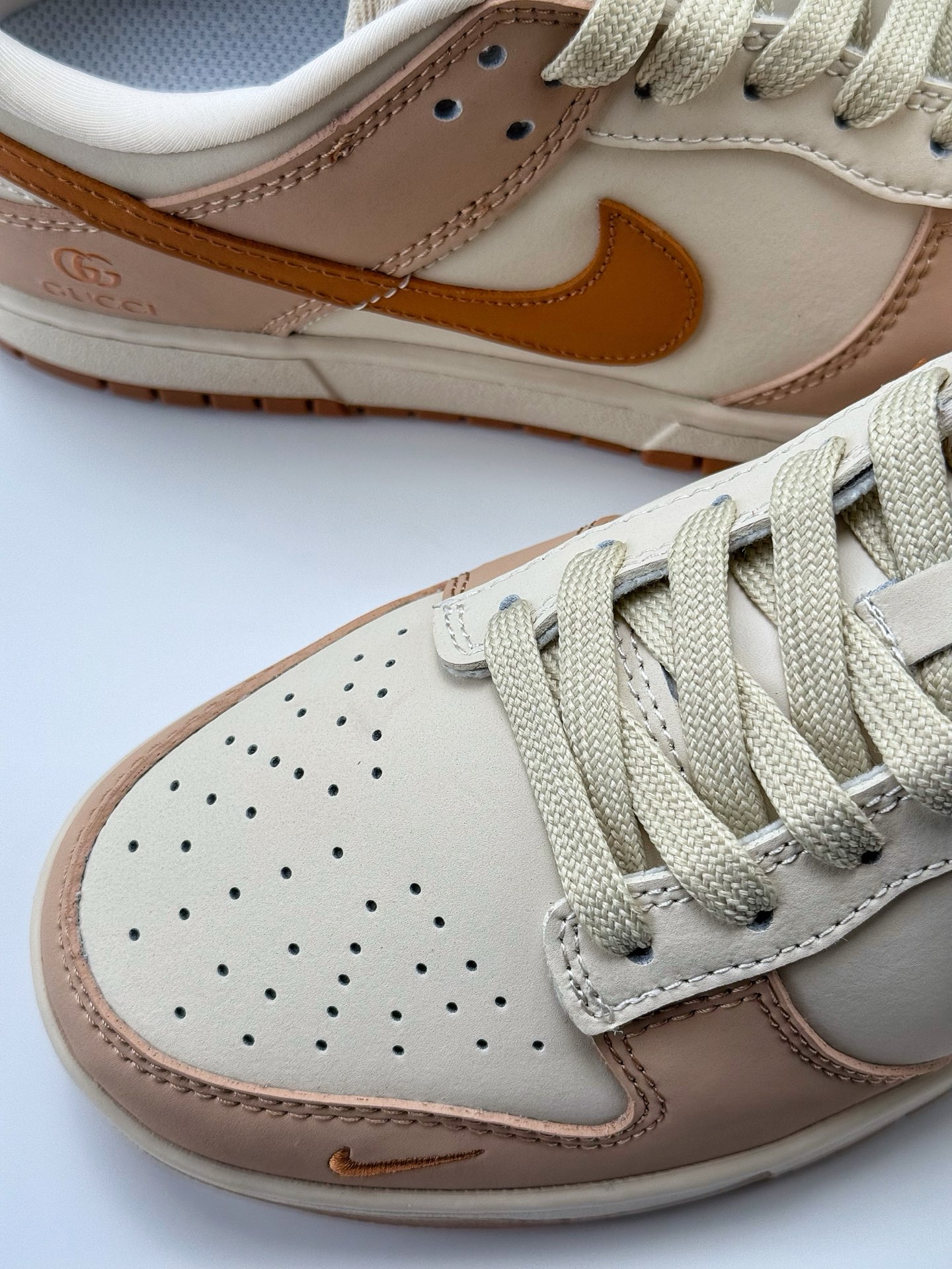240 Nike SB Dunk Low x GUCCI 白橙小钩  XY2026-158