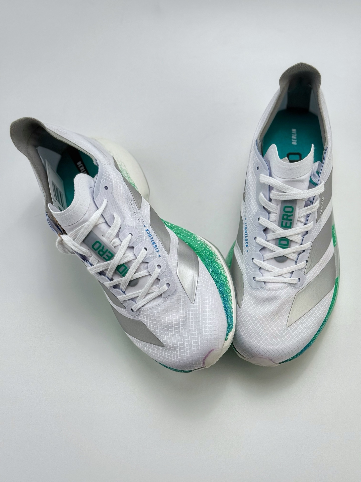 190 Ad Adizero Adios 4 M轻盈跑鞋 耐磨减震专业跑步鞋  JR6354