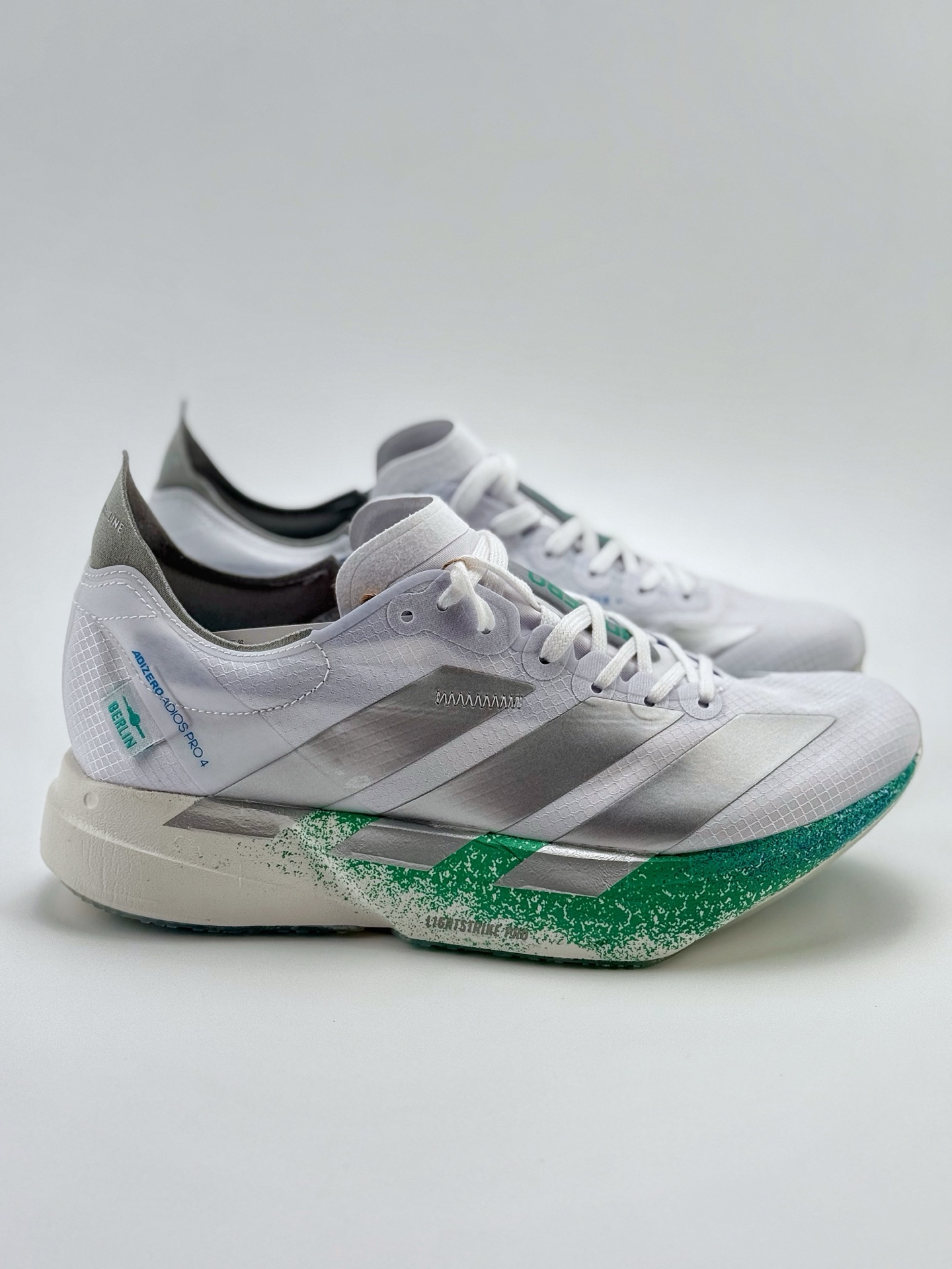190 Ad Adizero Adios 4 M轻盈跑鞋 耐磨减震专业跑步鞋  JR6354