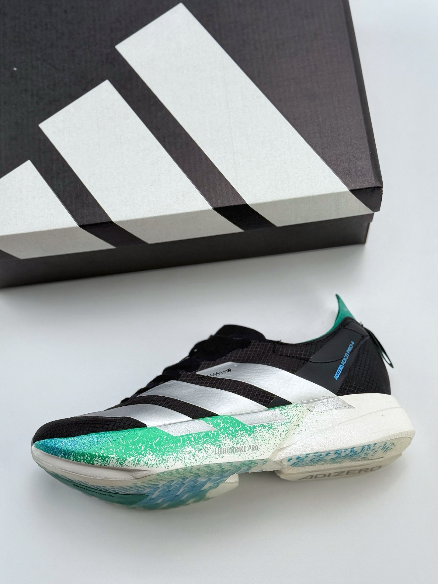 190 Ad Adizero Adios 4 M轻盈跑鞋 耐磨减震专业跑步鞋 JR6365
