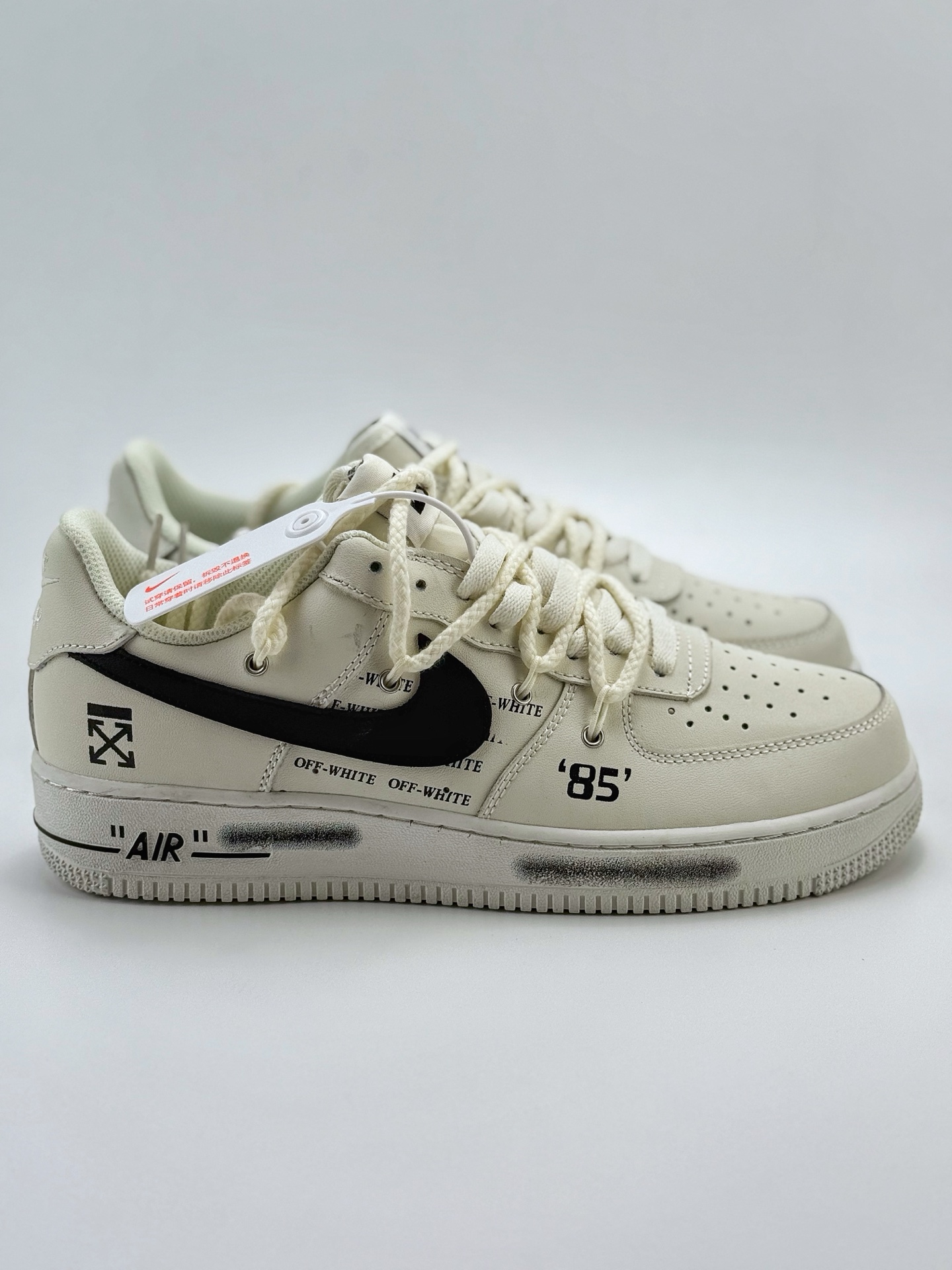 Nike Air Force 1 Low 07 x OFF-WHITE 白黑涂鸦绑带 TX 598911