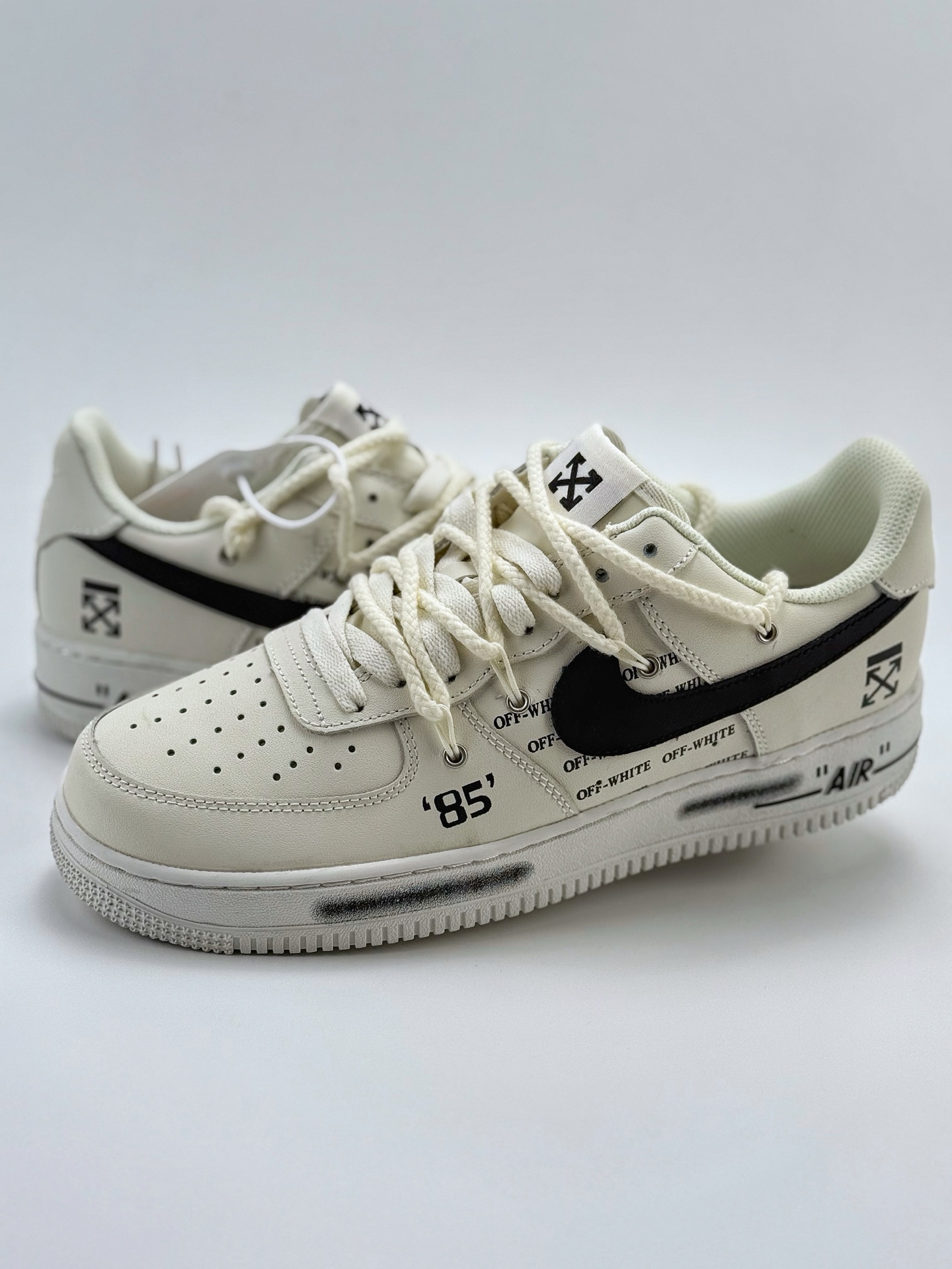 Nike Air Force 1 Low 07 x OFF-WHITE 白黑涂鸦绑带 TX 598911