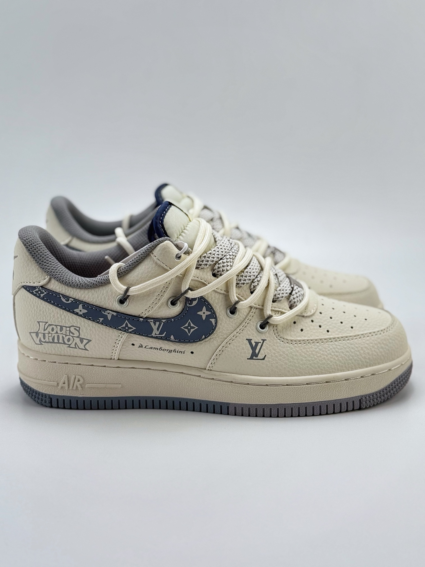 Nike Air Force 1 Low 07 x Louis Vuitton 白灰绑带满天星 DM6868-065