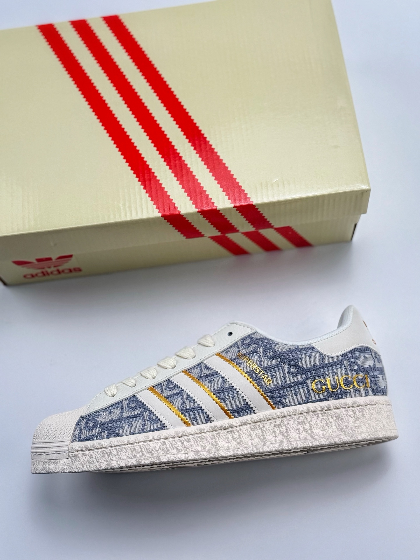 220 AD Originals Superstar x GUCCI 白灰   JY8906