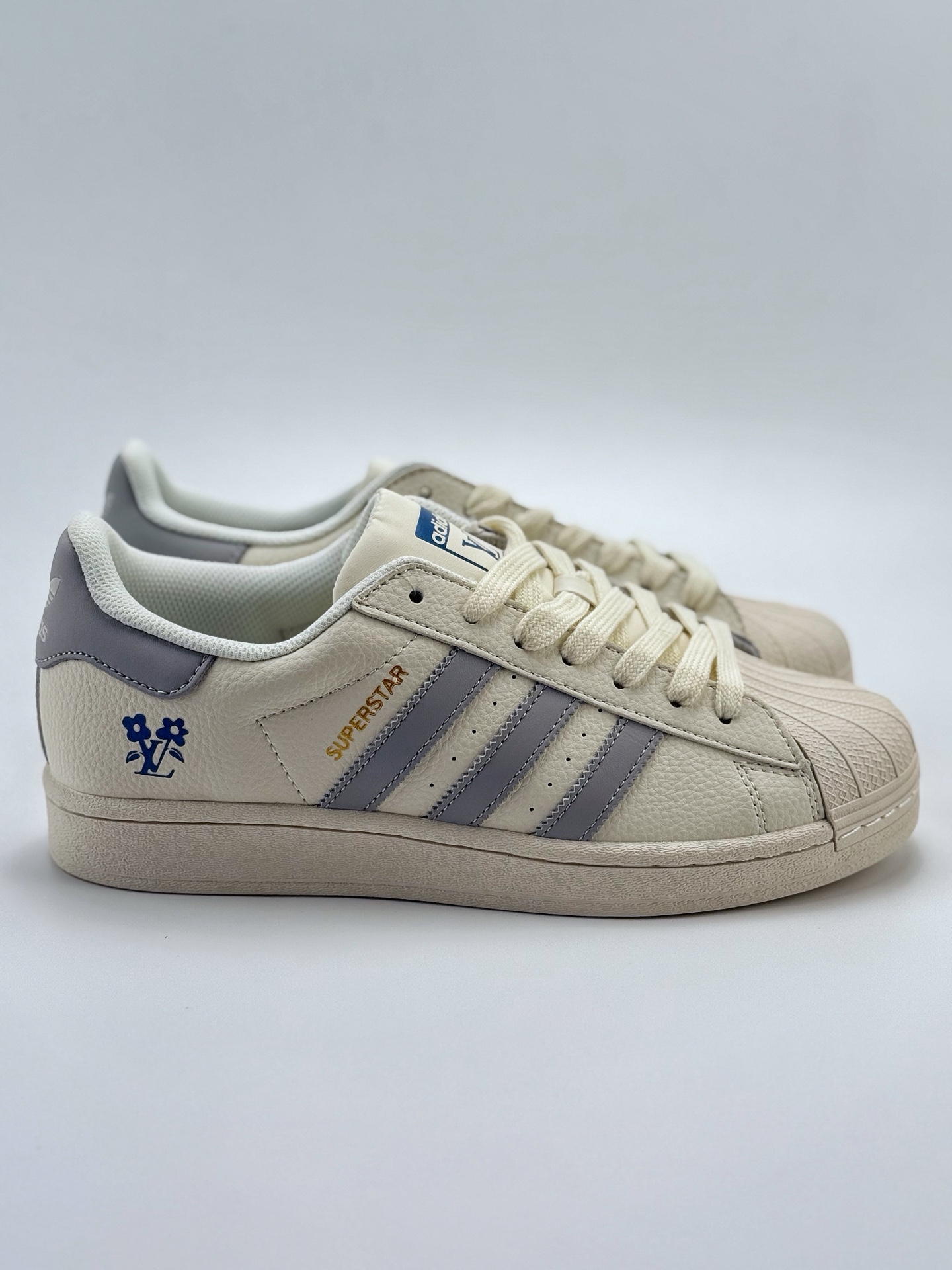 220 AD Originals Superstar x Louis Vuitton 白灰蓝    HD2204