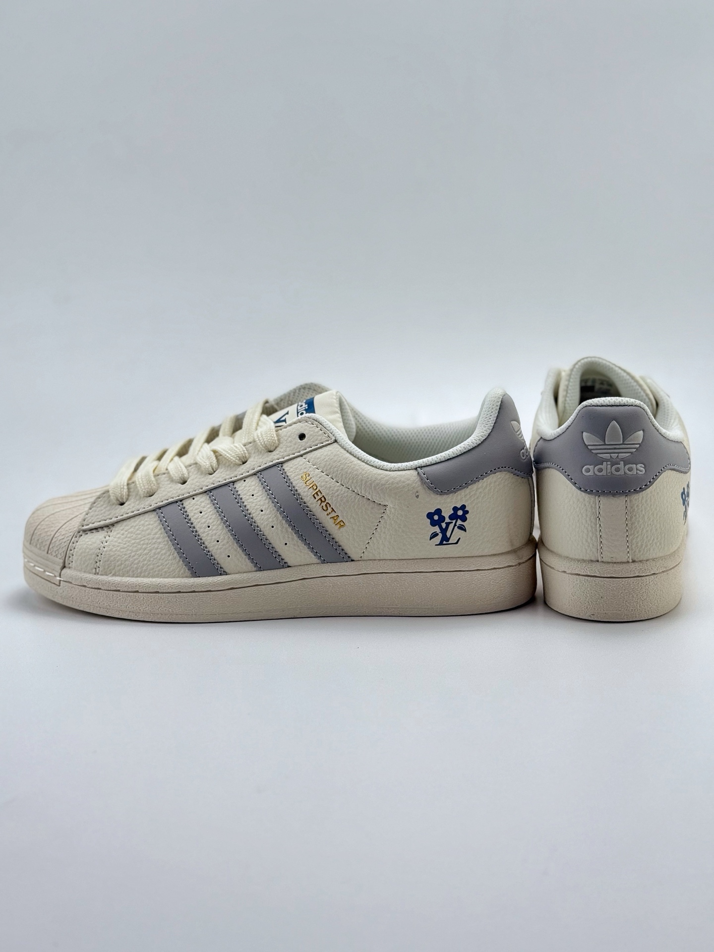 220 AD Originals Superstar x Louis Vuitton 白灰蓝    HD2204