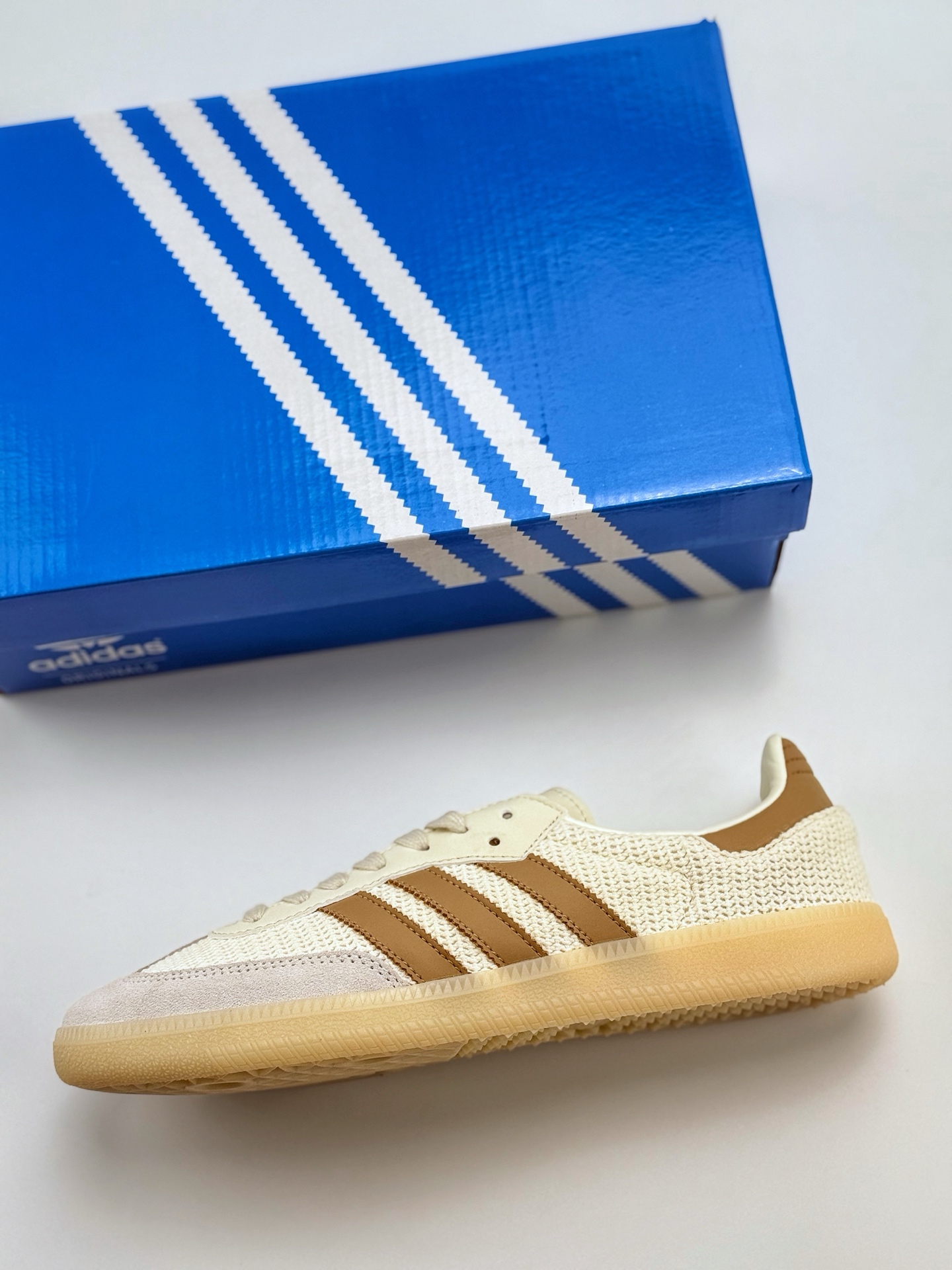 160 adidas originals Samba OG 米黄  JI3185
