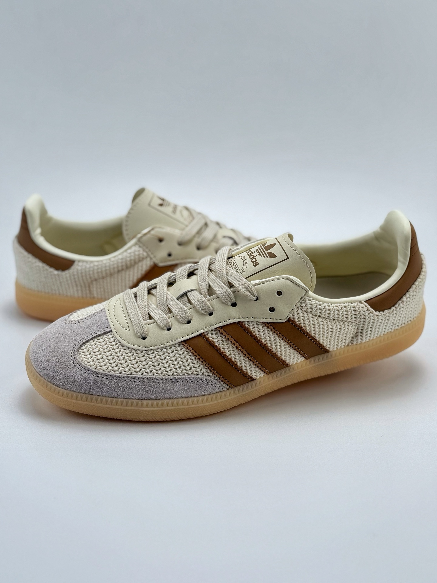 160 adidas originals Samba OG 米黄  JI3185
