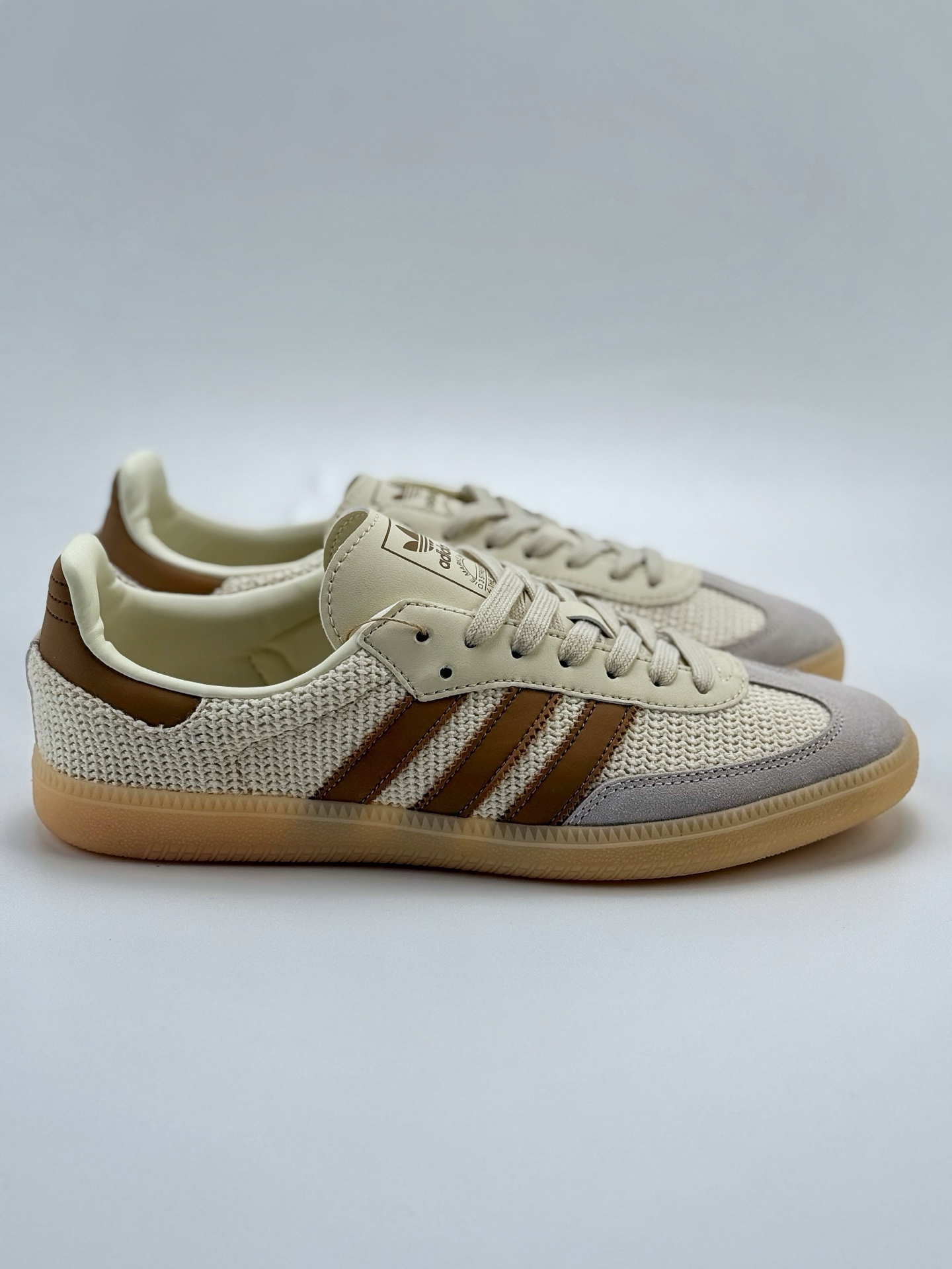 160 adidas originals Samba OG 米黄  JI3185