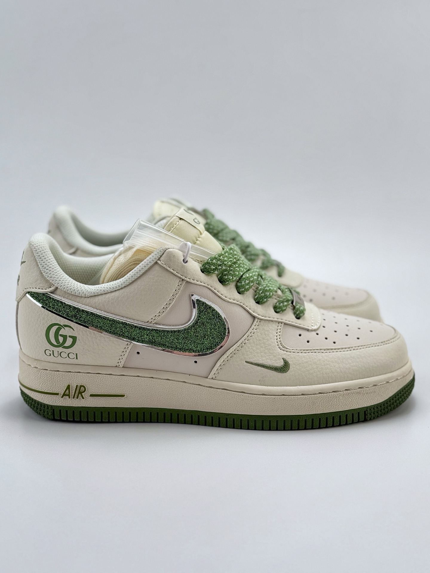 220 Nike Air Force 1 Low 07 x GUCCI 白绿小钩满天星 QY6818-607