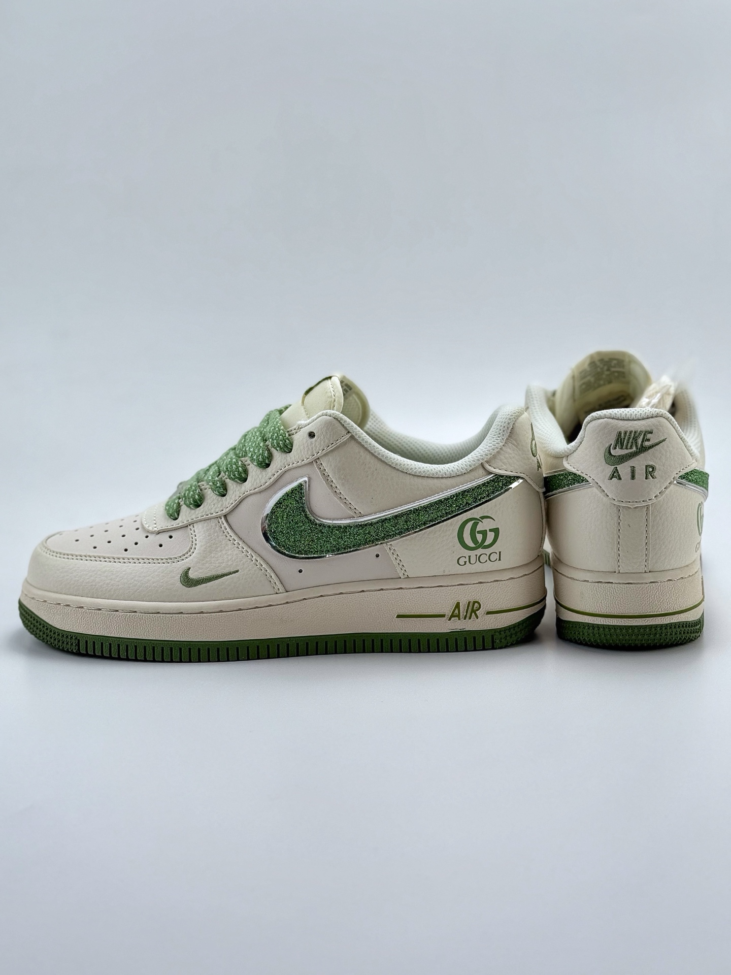220 Nike Air Force 1 Low 07 x GUCCI 白绿小钩满天星 QY6818-607