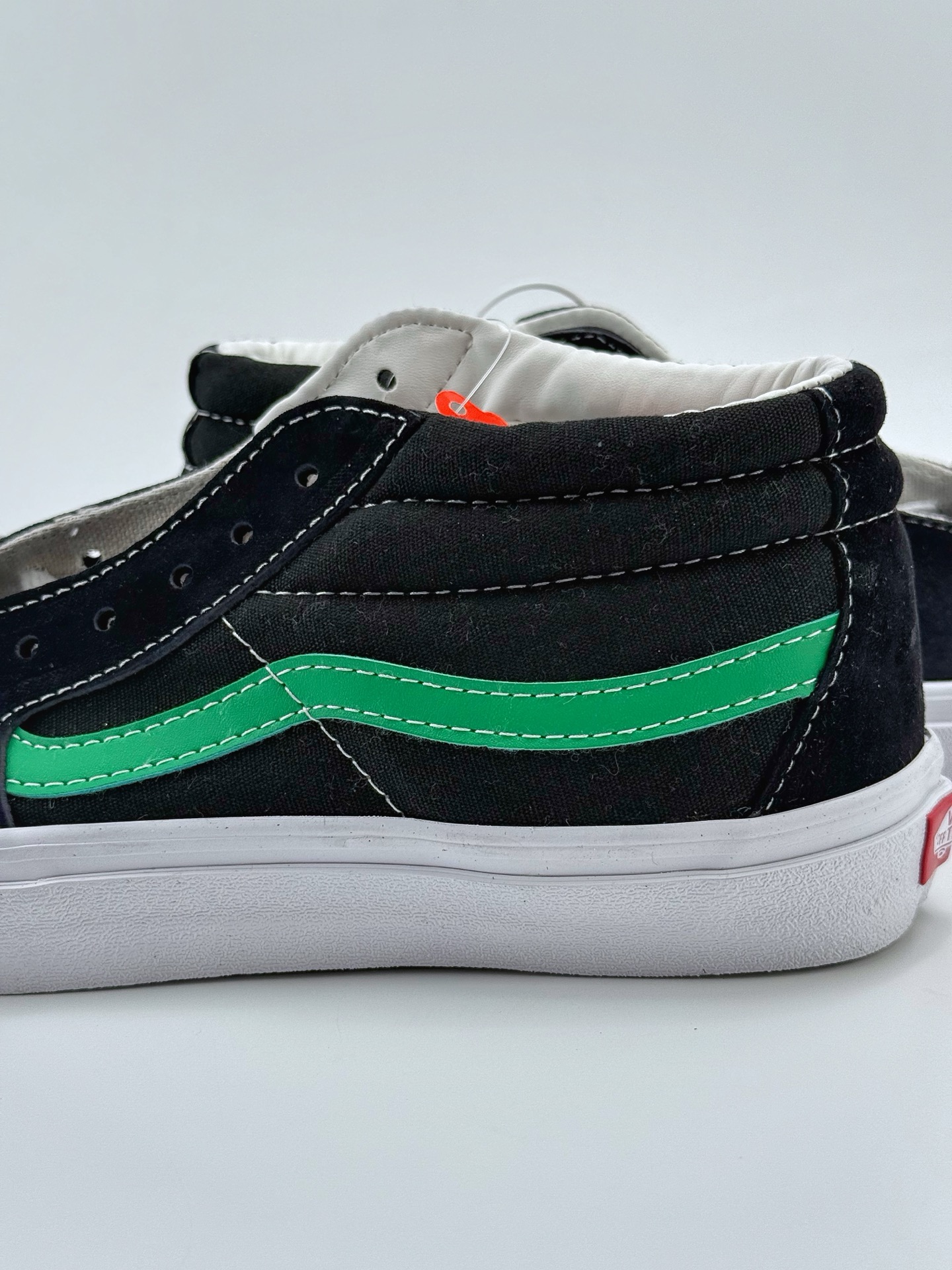 140 Vans Sk8-Mid万斯中帮系列 经典中帮 绿色条纹 板鞋