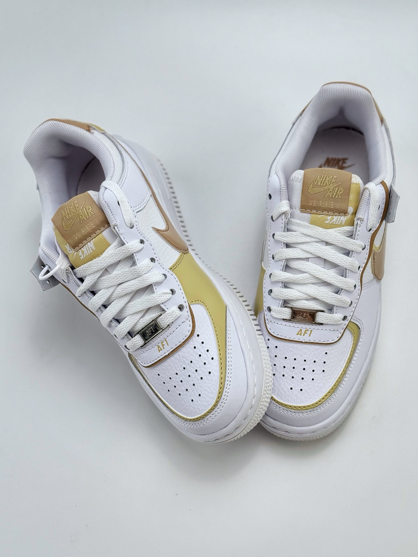 180 Nike Air Force 1 Low 07 Shadow 白黄  DZ1847-111