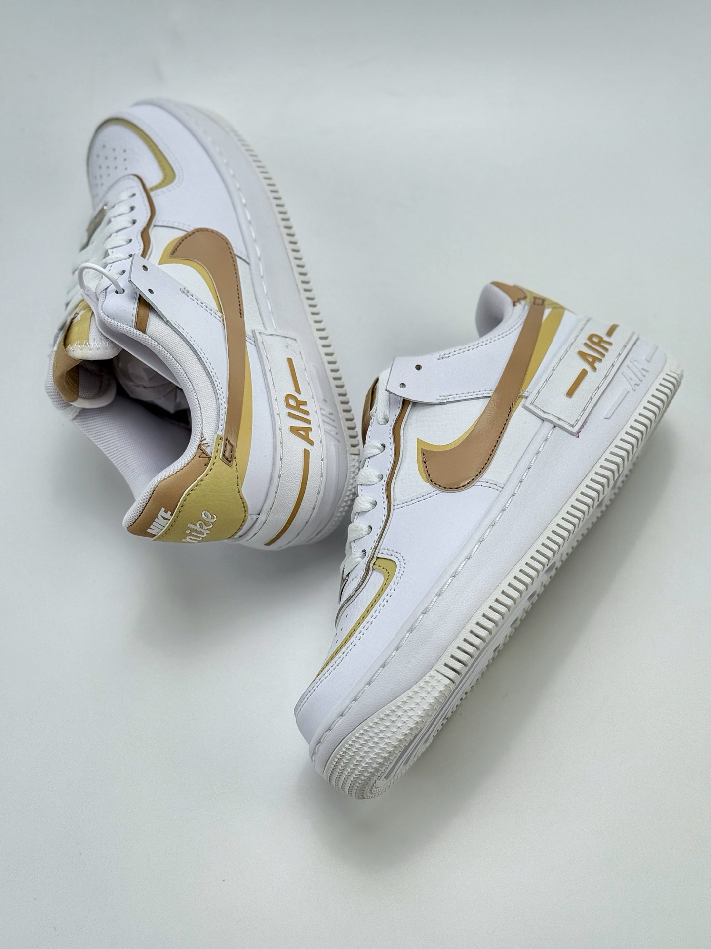 180 Nike Air Force 1 Low 07 Shadow 白黄  DZ1847-111