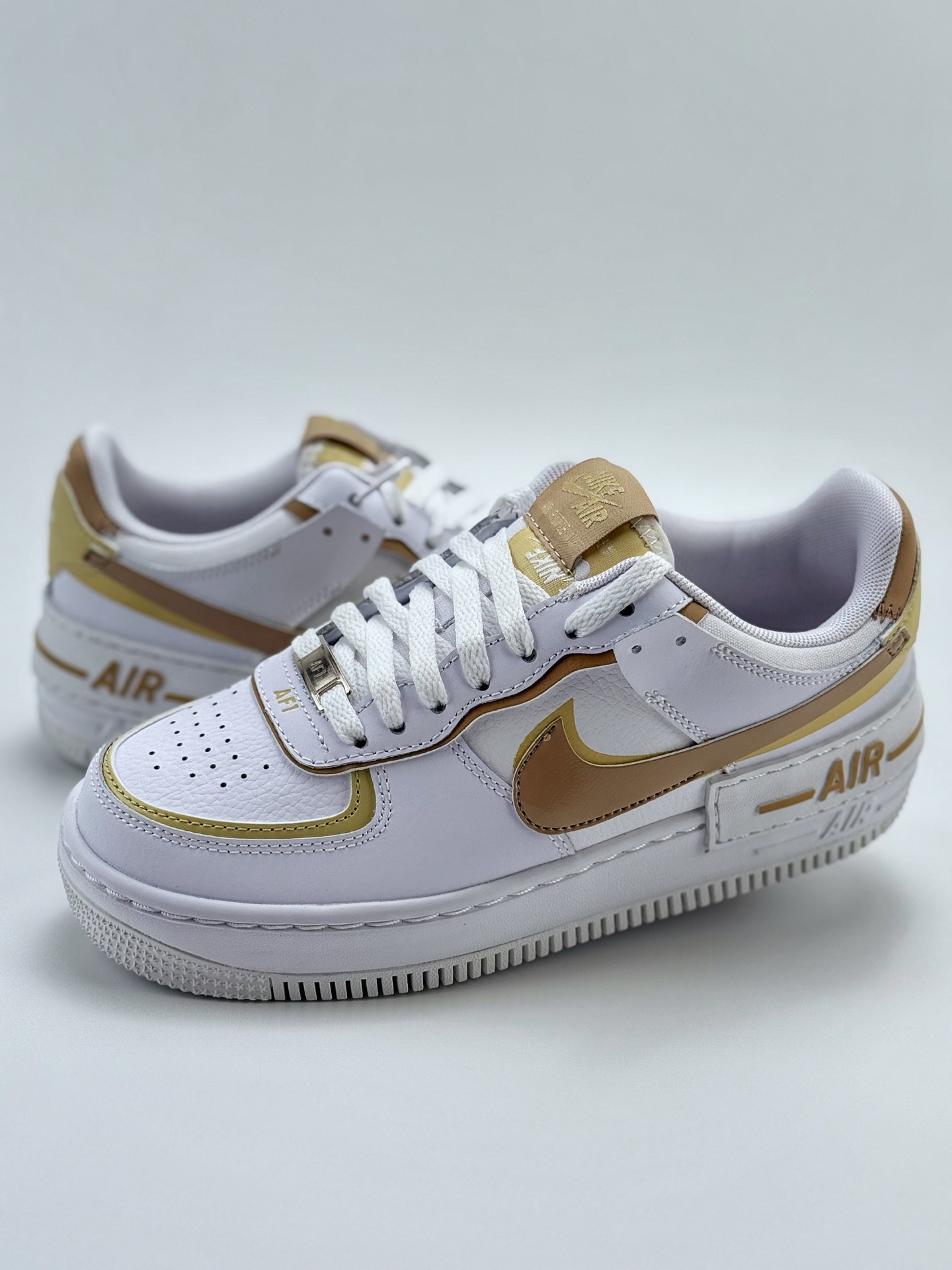 180 Nike Air Force 1 Low 07 Shadow 白黄  DZ1847-111