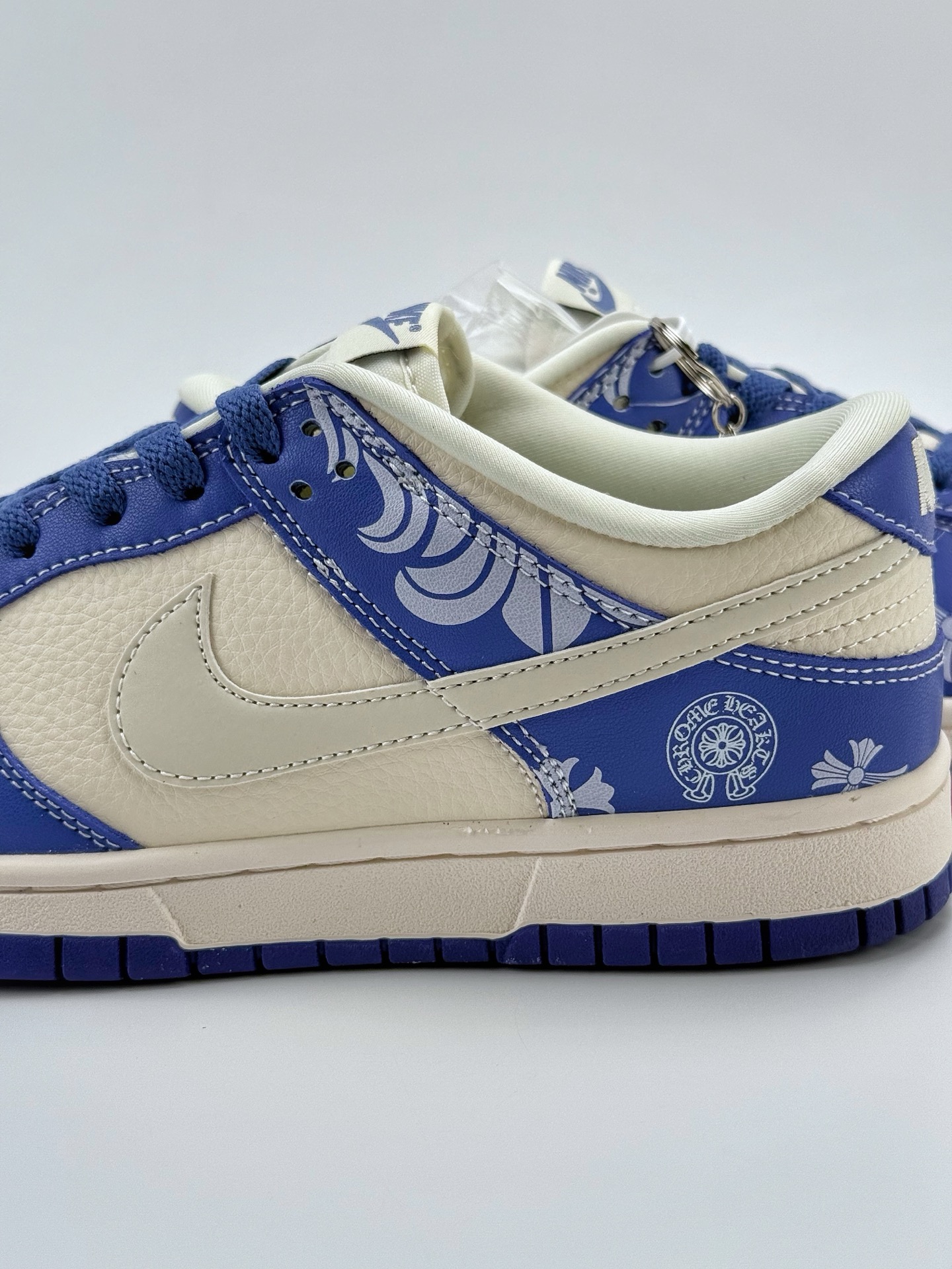280 Nike SB Dunk Low x Chrome Hearts 蓝白小钩  KK1333-038