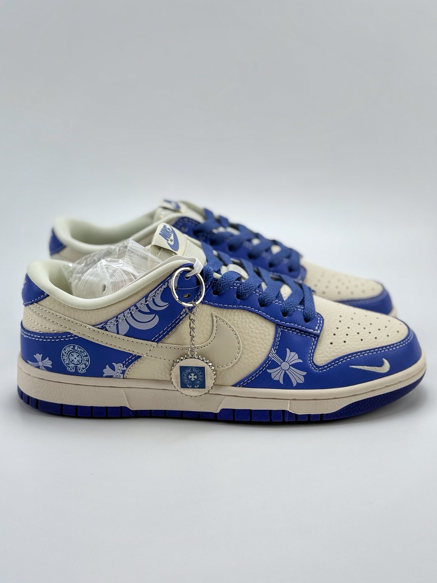 280 Nike SB Dunk Low x Chrome Hearts 蓝白小钩  KK1333-038