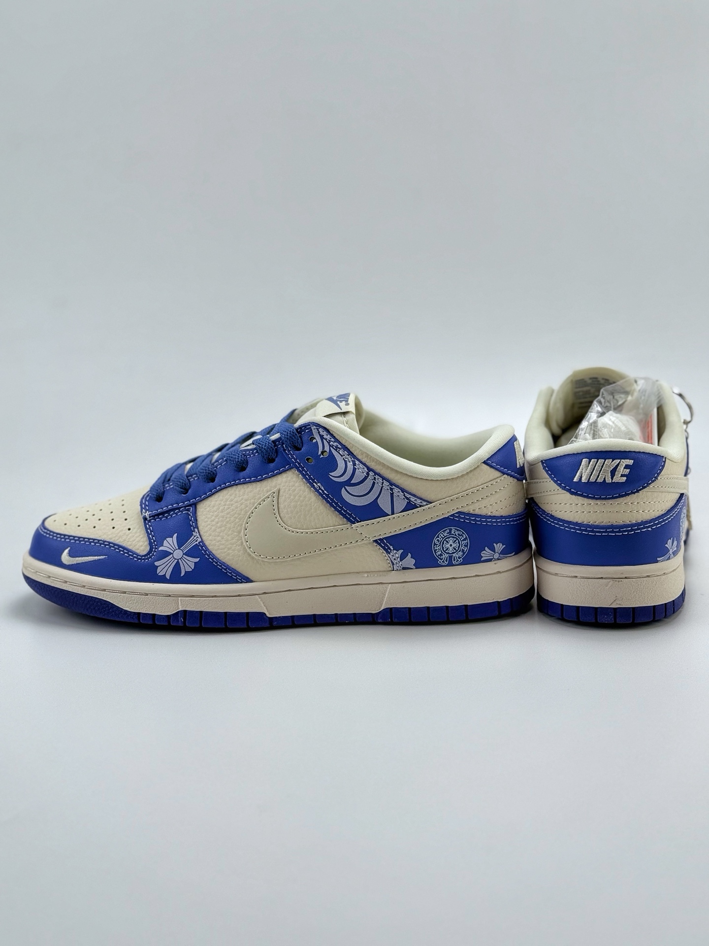 280 Nike SB Dunk Low x Chrome Hearts 蓝白小钩  KK1333-038