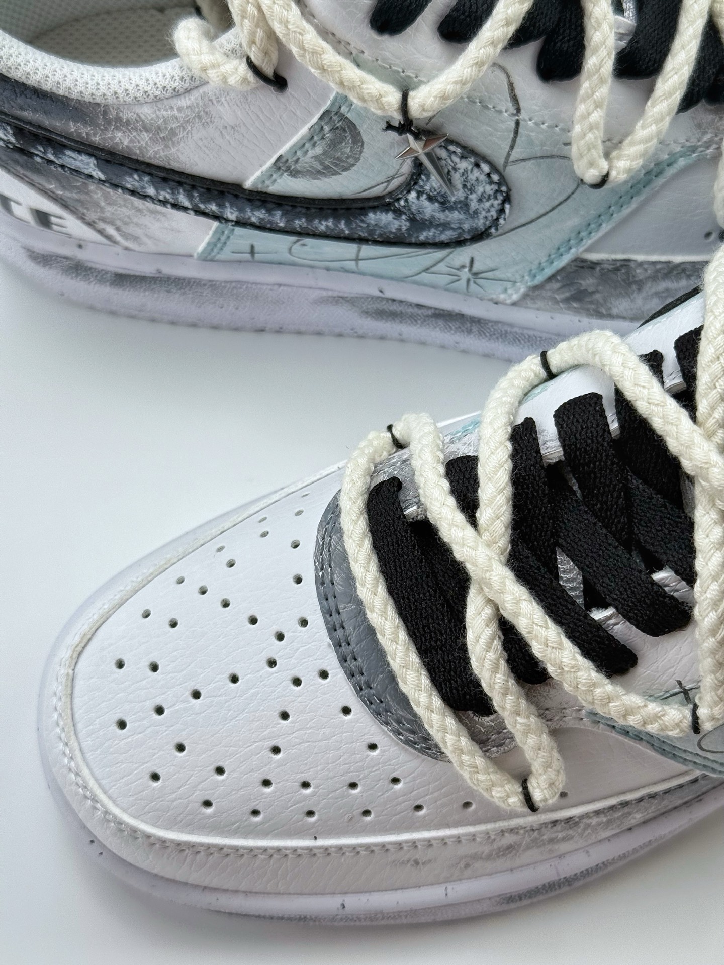 260 Nike Court Vision Low 星际空间 白灰蓝 休闲运动板鞋  DH2987-088