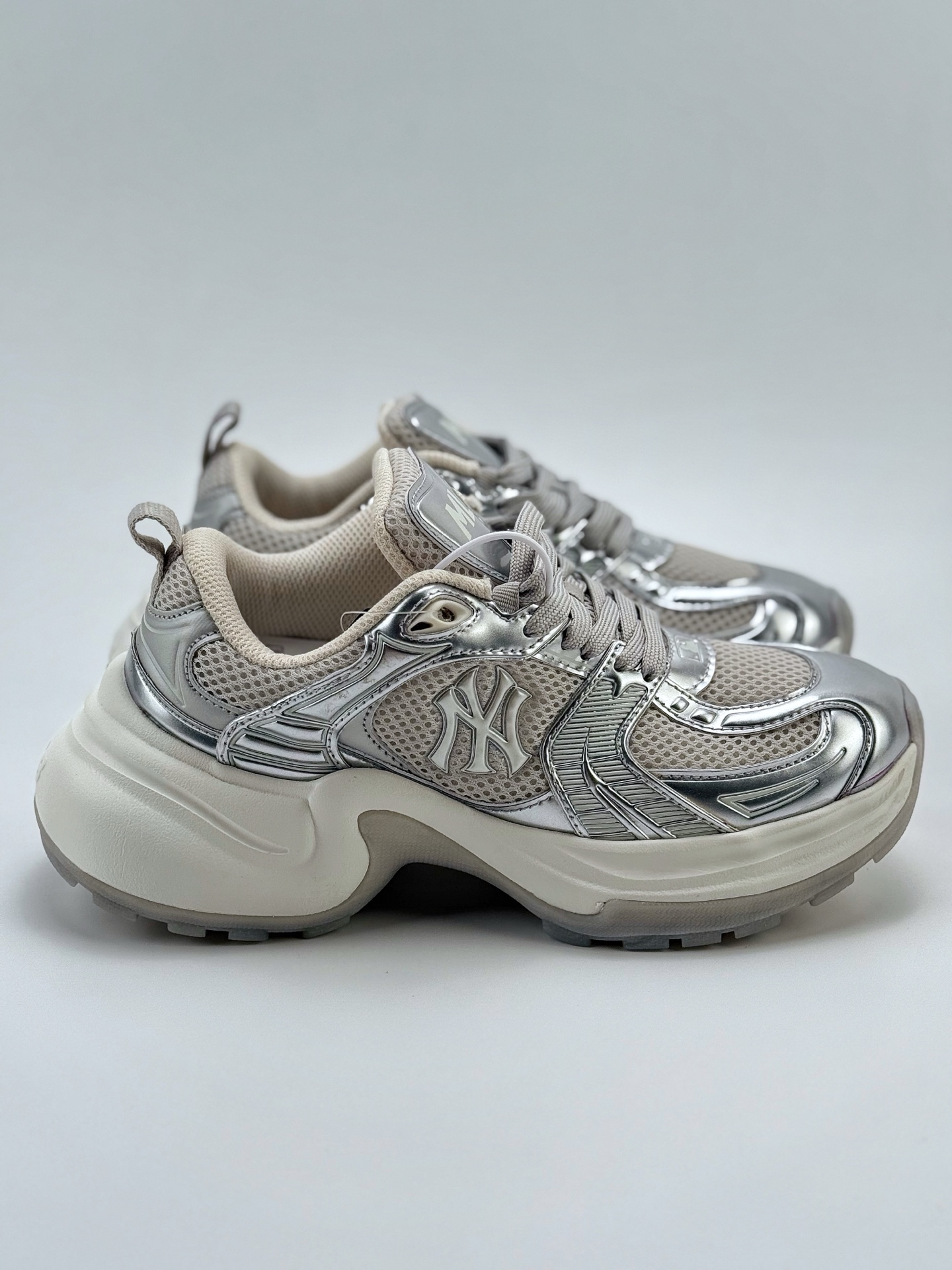 200 NY美国榄球洋基队 x MLB Chunky Runner Basic  厚底老爹厚底休闲运动慢跑鞋  3ASHW05N