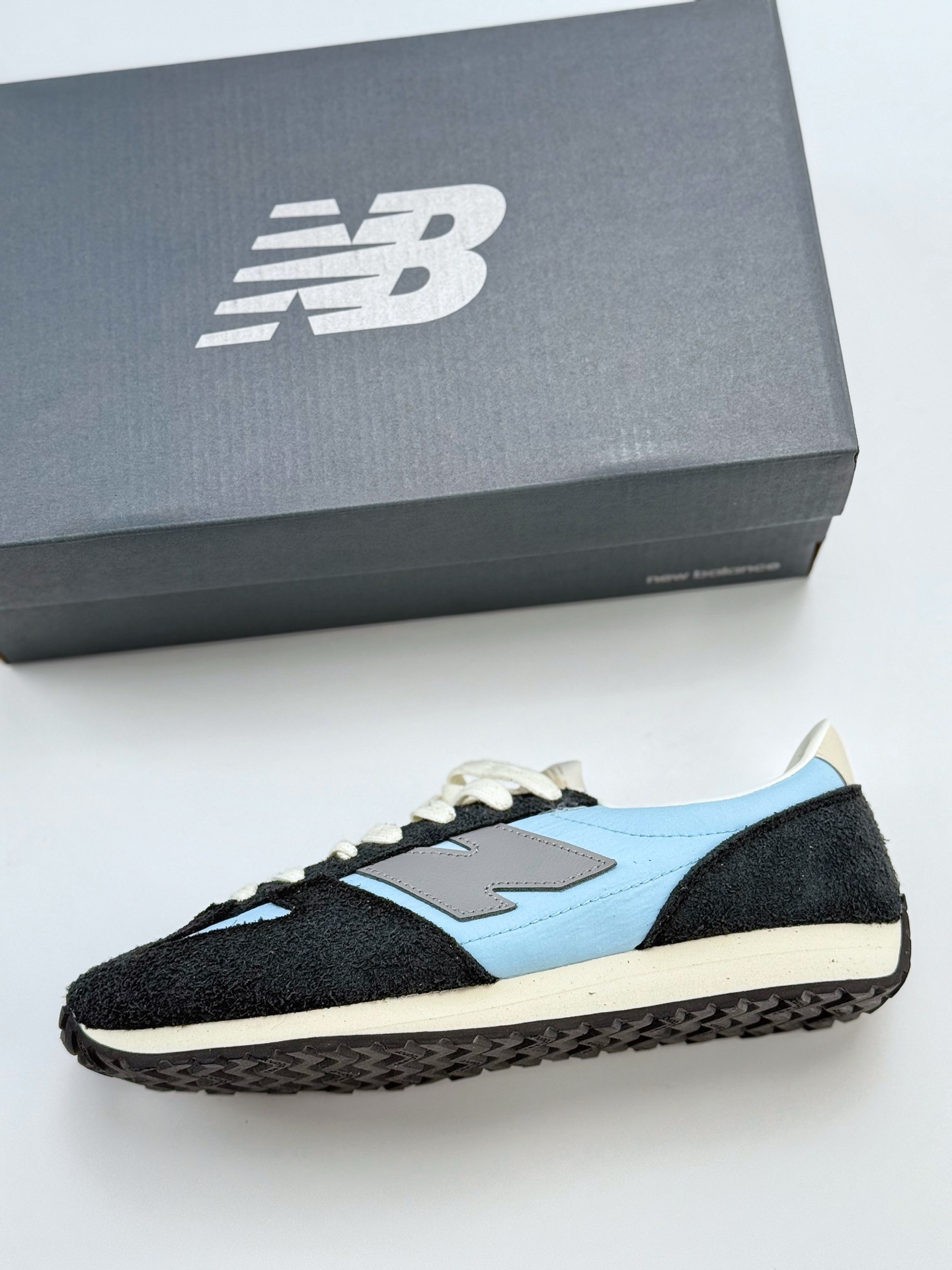170 New Balance NB471 纯原系列 471系列织物牛剖层革生活休闲鞋 U471AB