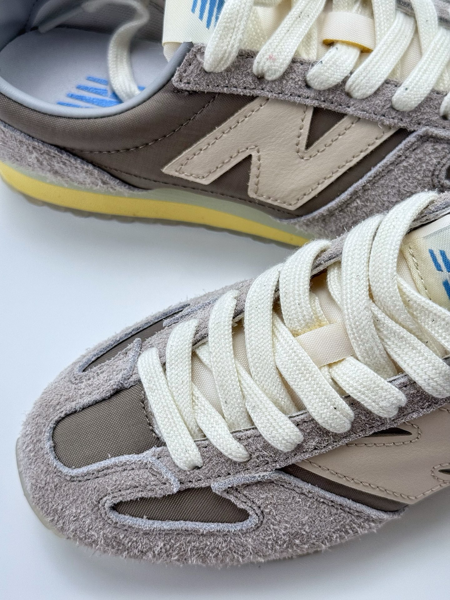 170 New Balance NB471 纯原系列 471系列织物牛剖层革生活休闲鞋  U471GR