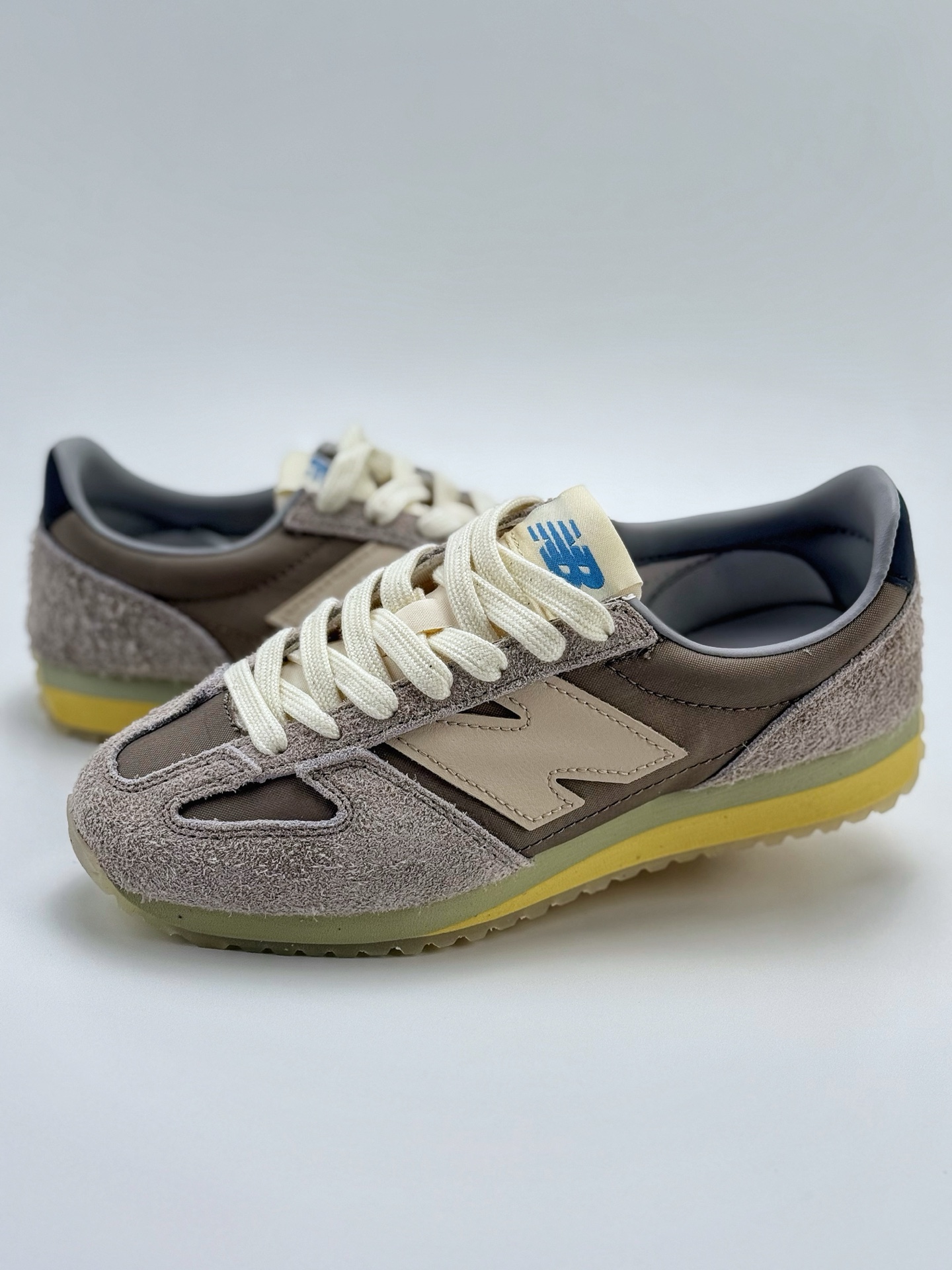 170 New Balance NB471 纯原系列 471系列织物牛剖层革生活休闲鞋  U471GR