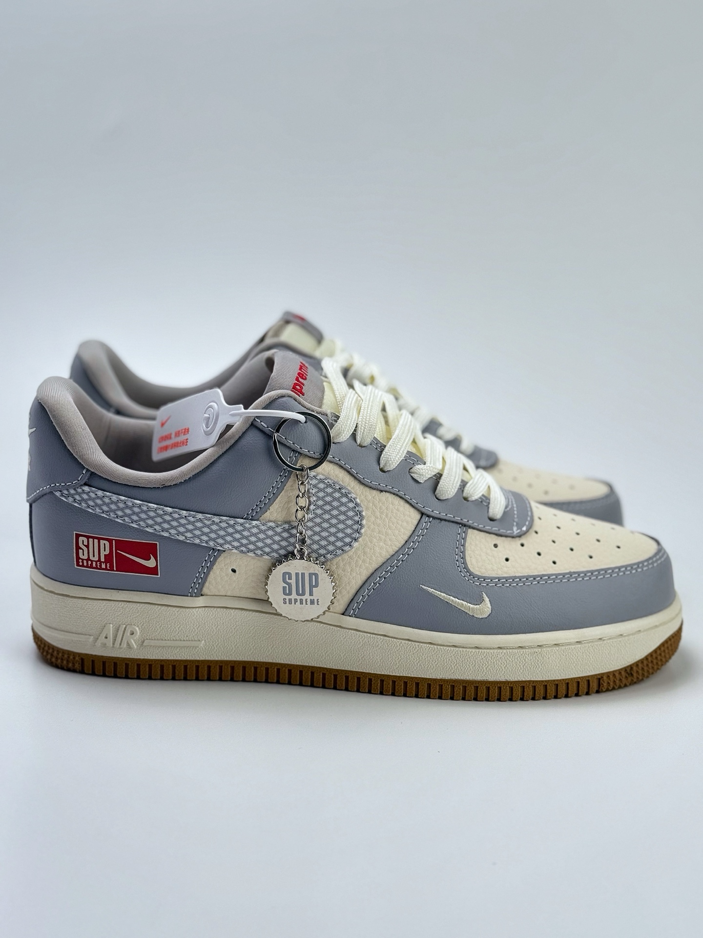 260 Nike Air Force 1 Low 07 x Supreme 白蓝小钩  KK1988-075