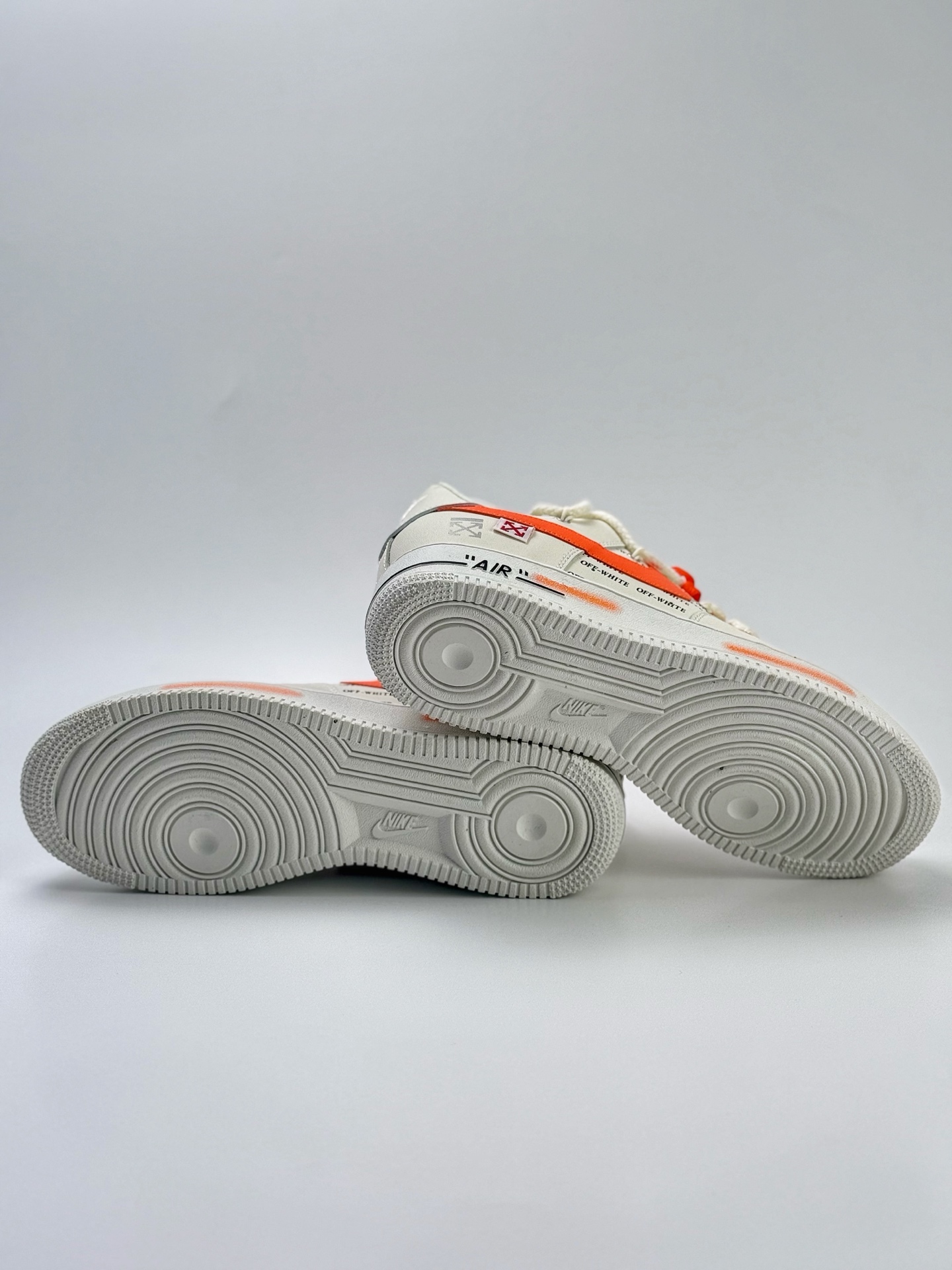 260 Nike Air Force 1 Low 07 x OFF-WHITE 白橙绑带  TX-589022