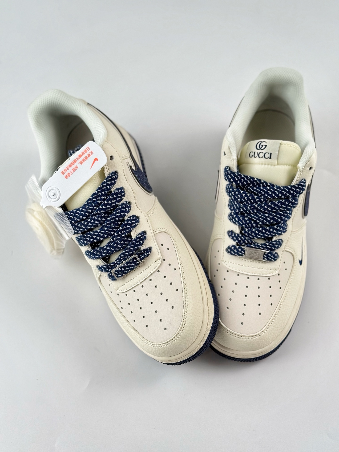 220 Nike Air Force 1 Low 07 x GUCCI 白蓝小钩满天星  QY6818-610