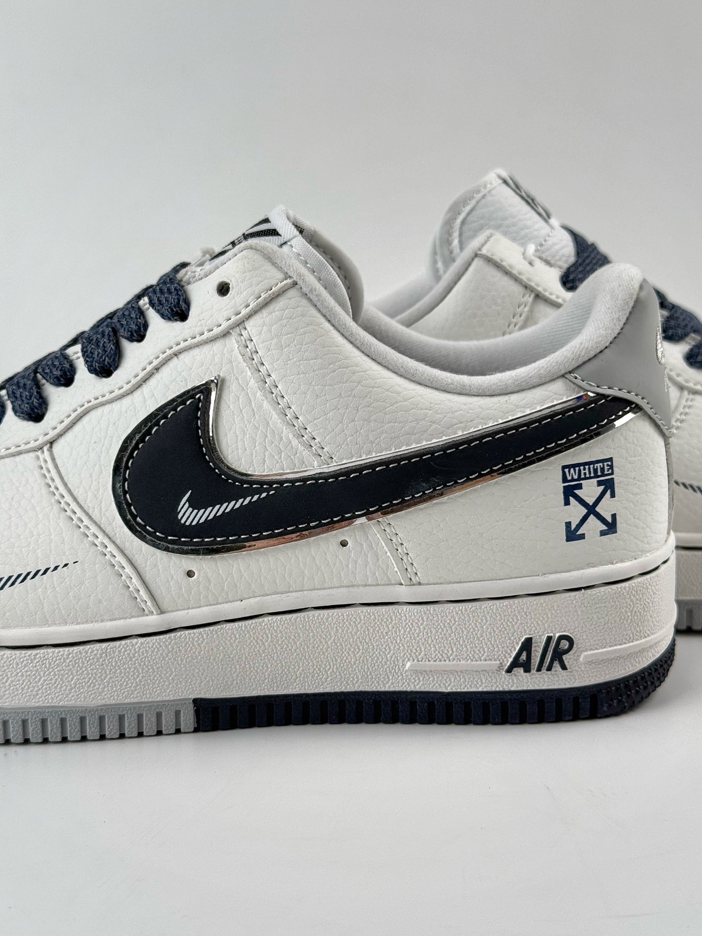 220 Nike Air Force 1 Low 07 x OFF-WHITE 白蓝小钩 DQ6628-158