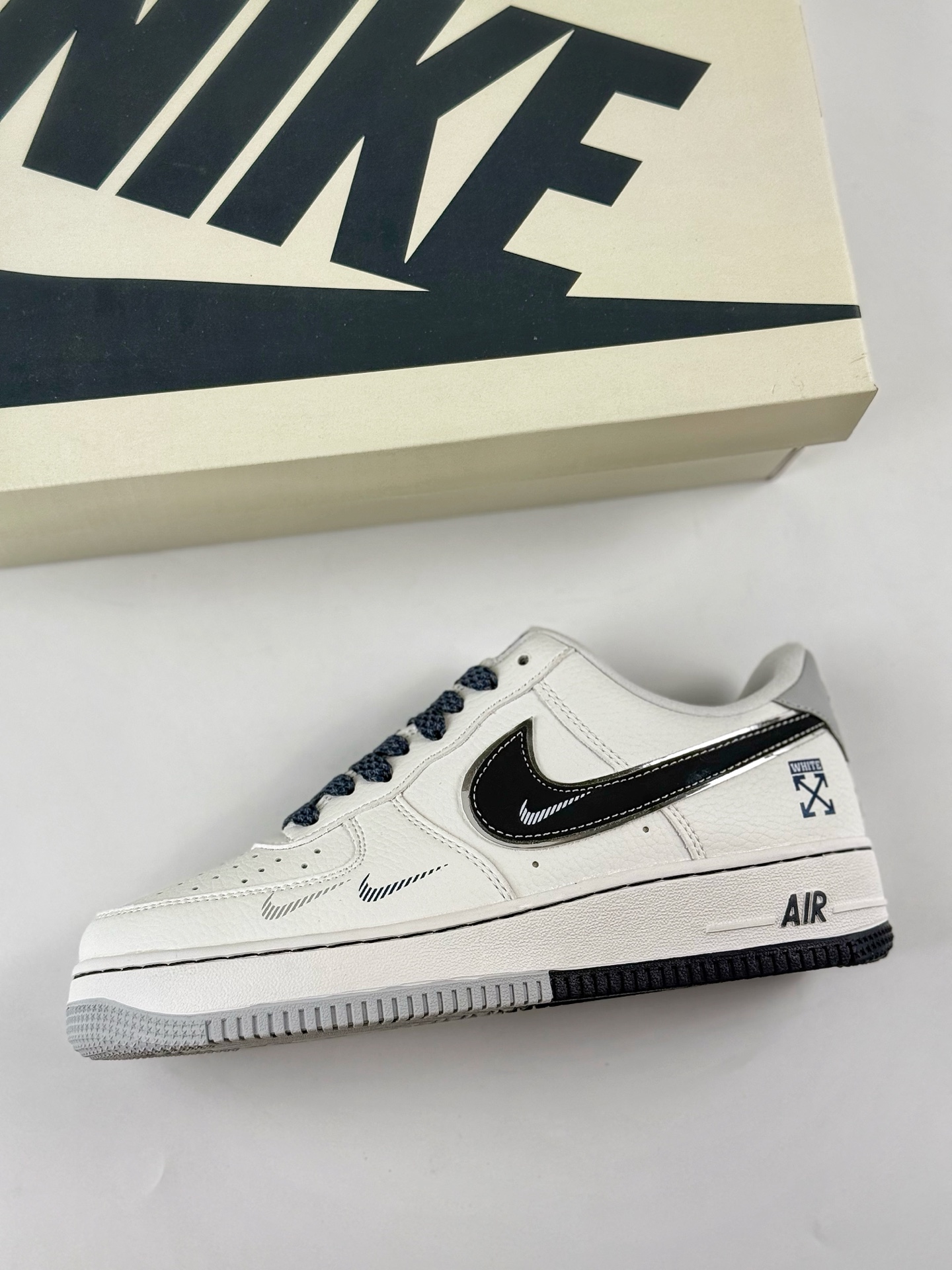 220 Nike Air Force 1 Low 07 x OFF-WHITE 白蓝小钩 DQ6628-158