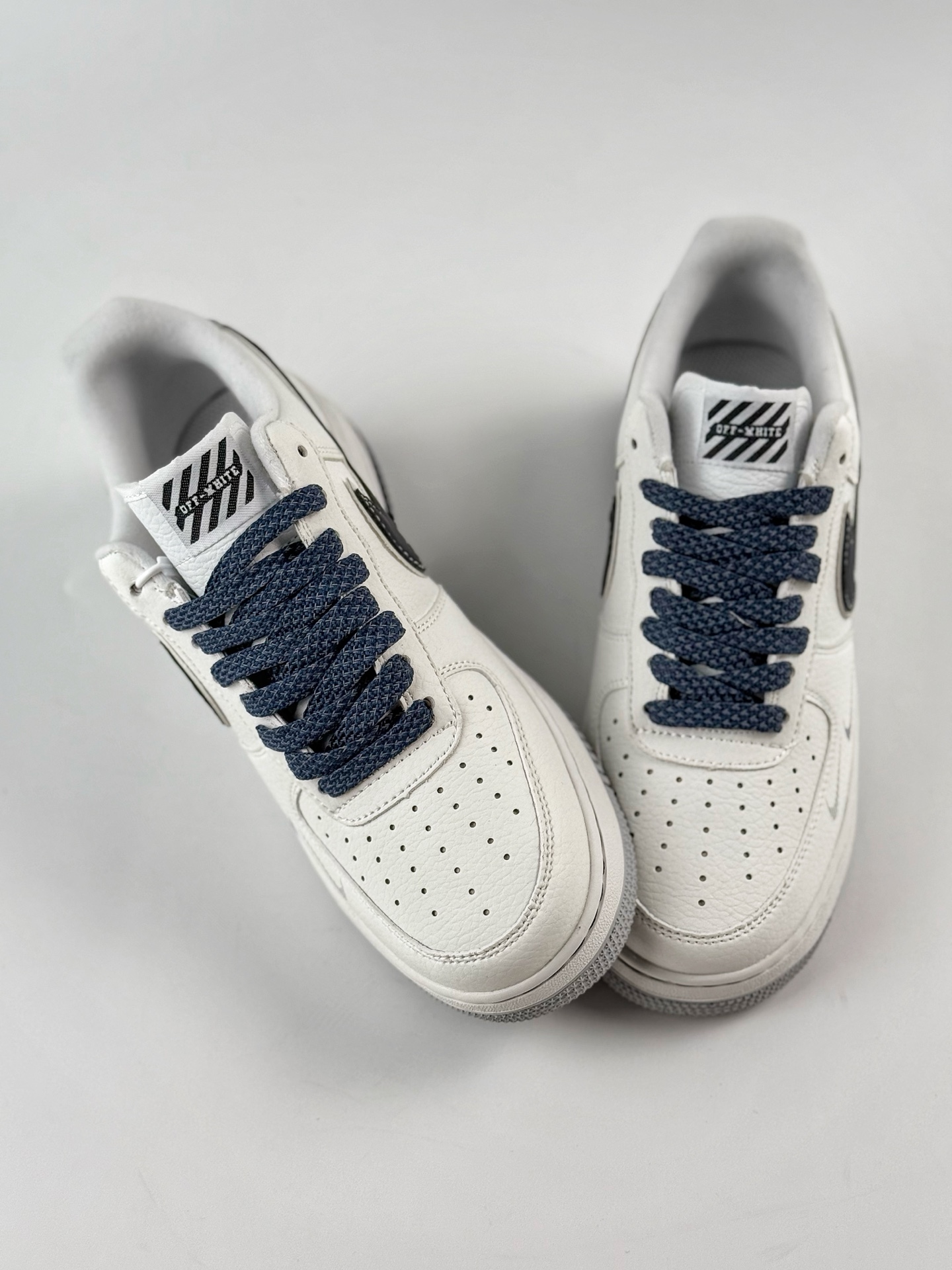 220 Nike Air Force 1 Low 07 x OFF-WHITE 白蓝小钩 DQ6628-158