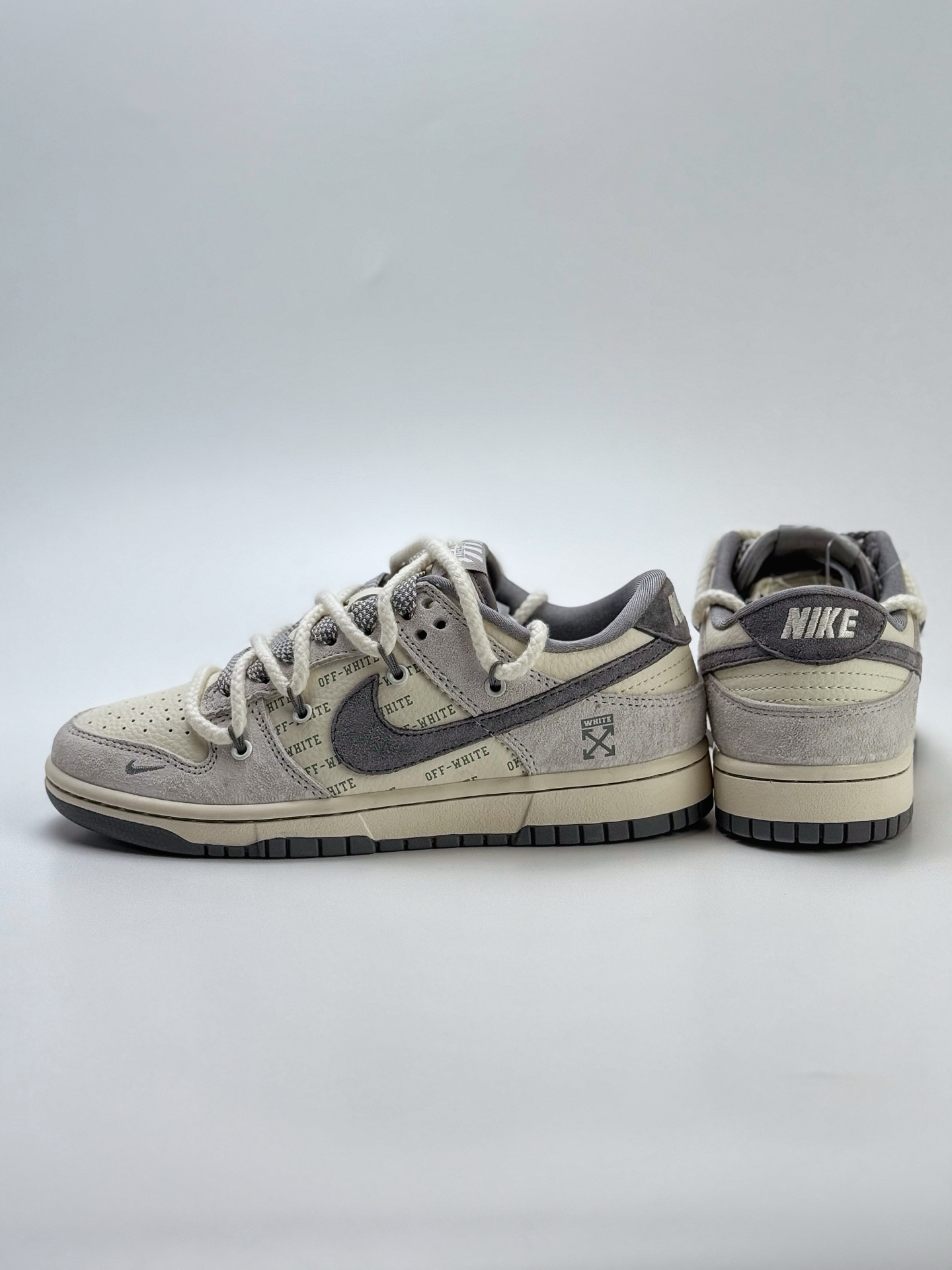 300 Nike SB Dunk Low 白灰小钩绑带满天星 YX5066-223
