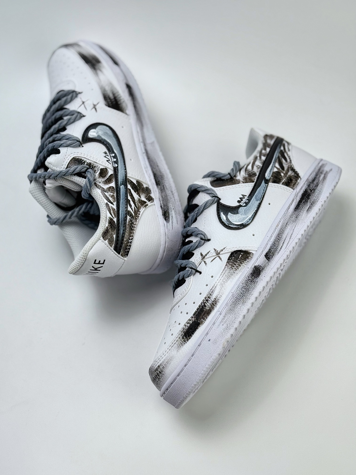 260 Nike Court Vision Low 暗黑天使 黑白色 休闲运动板鞋  DH2987-211