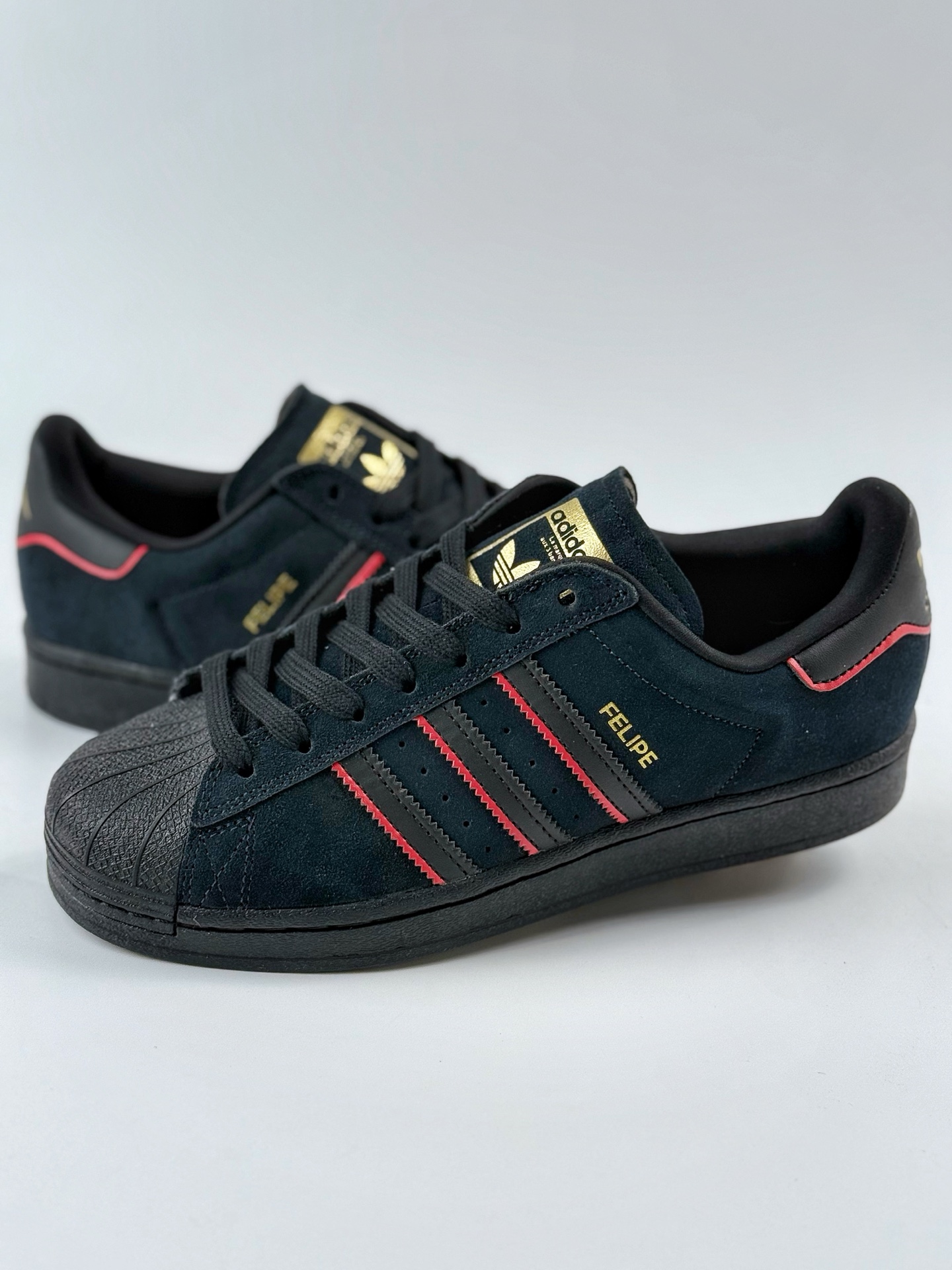 AD Originals Superstar x Feilpe Gustavo ADV ”Core Black/Better Scarlet” 黑红 JR7831