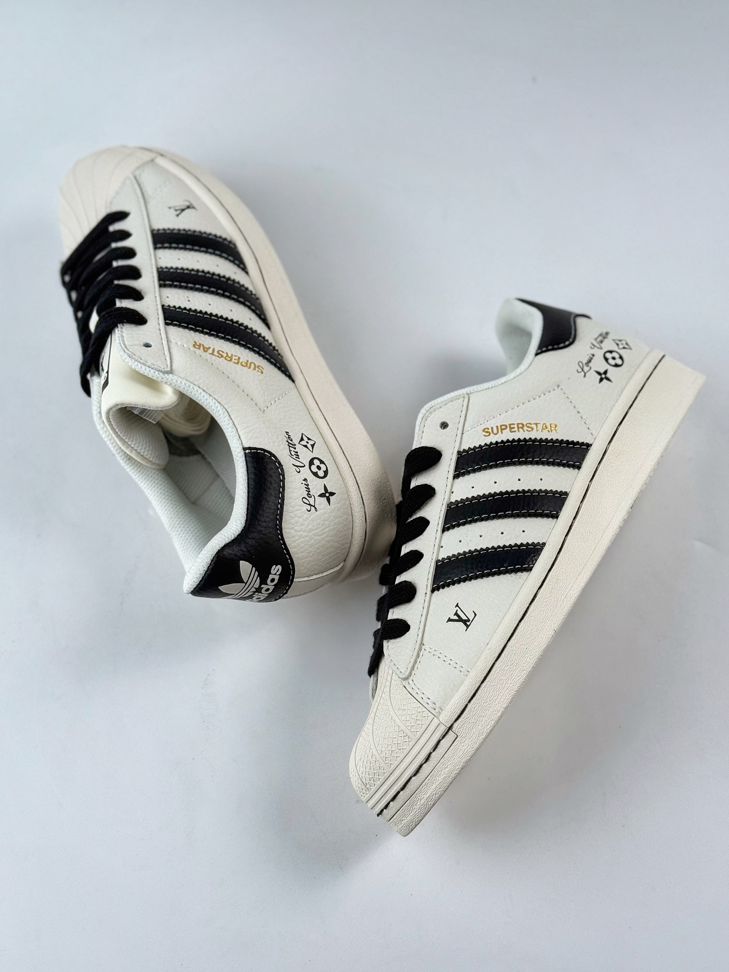 AD Originals Superstar x Louis Vuitton 白黑 JY8902
