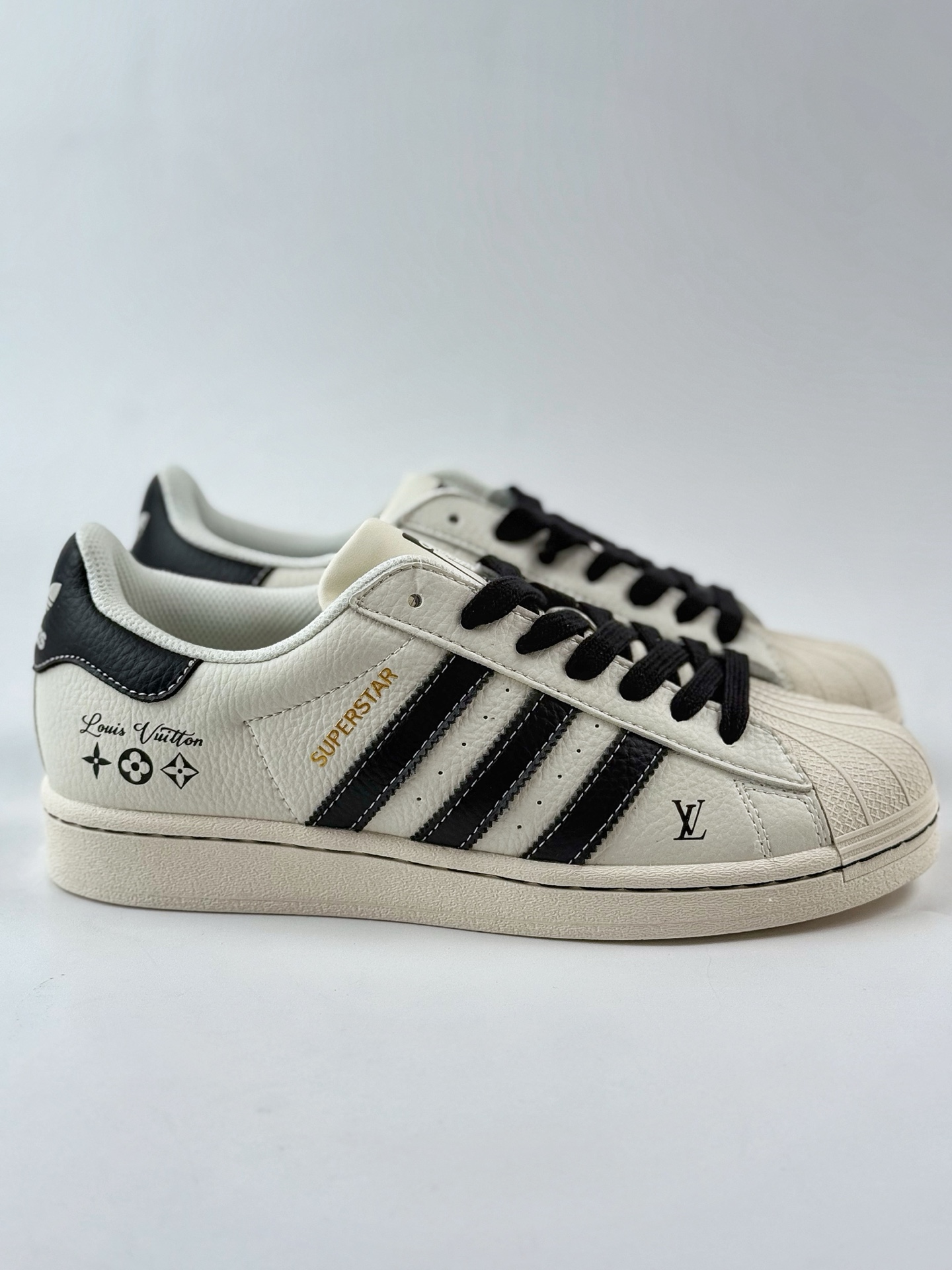 AD Originals Superstar x Louis Vuitton 白黑 JY8902