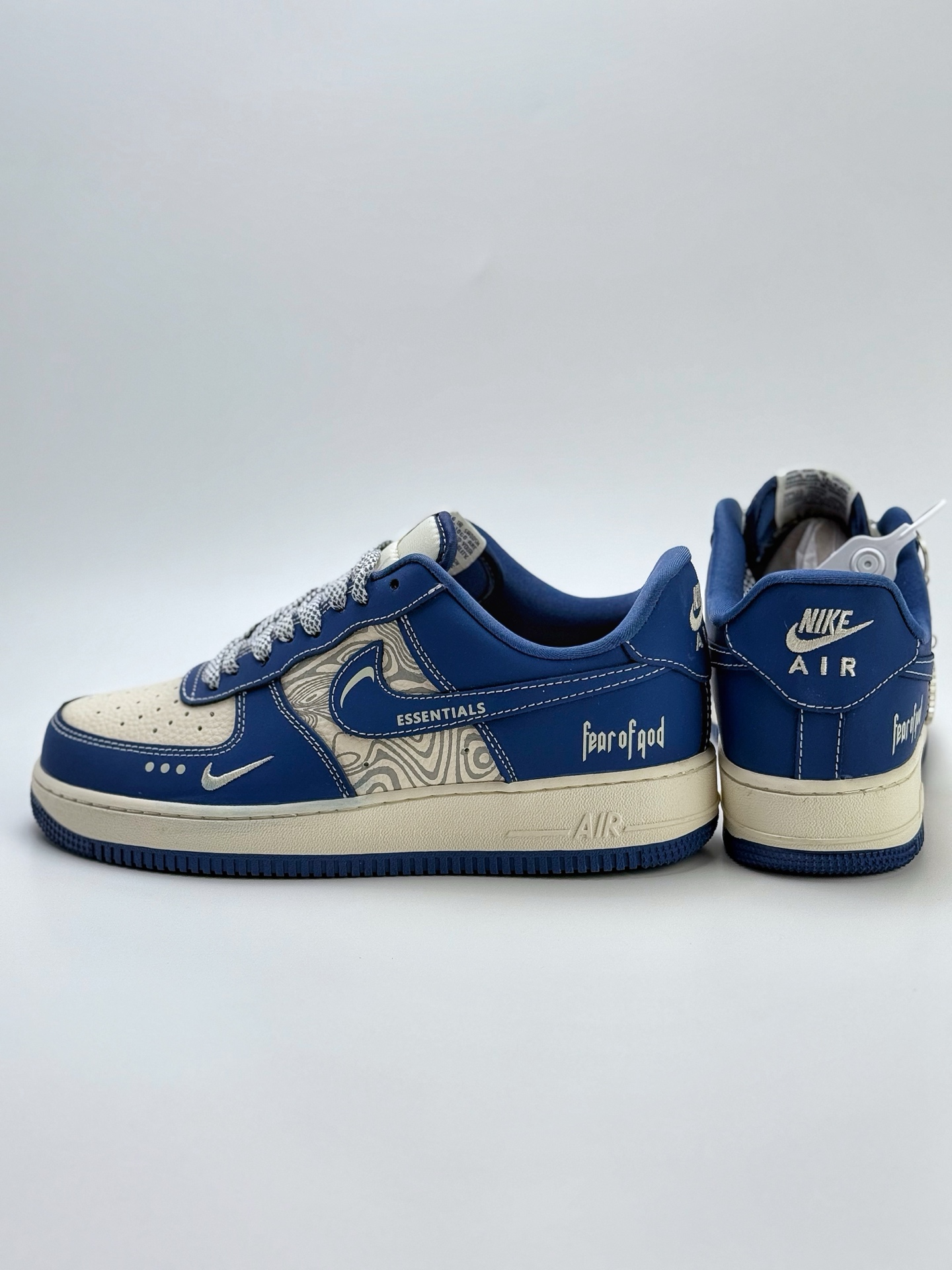 260 Nike Air Force 1 Low 07 x Fear Of God 蓝白小钩满天星 KK1988-079