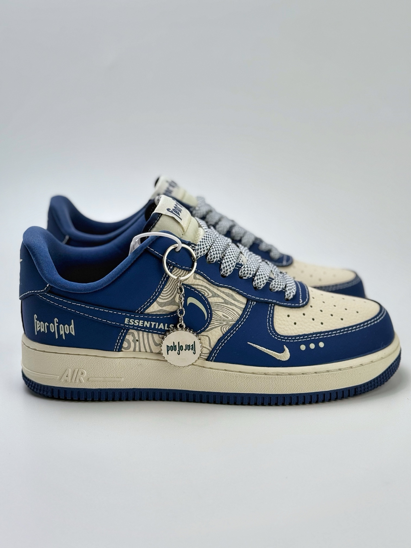 260 Nike Air Force 1 Low 07 x Fear Of God 蓝白小钩满天星 KK1988-079