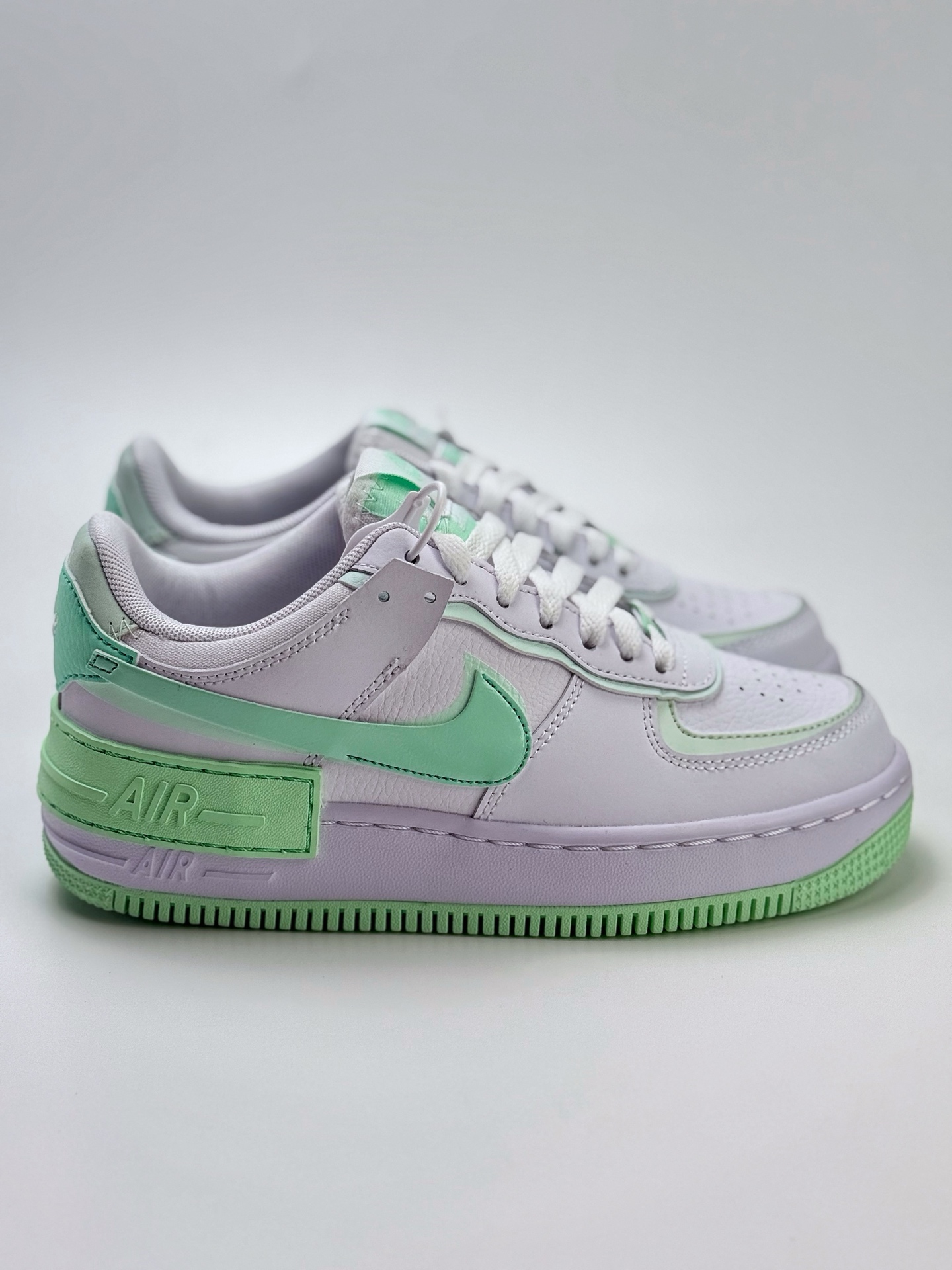 180 Nike Air Force 1 Low 07 Shadow 白绿 FZ3773-100