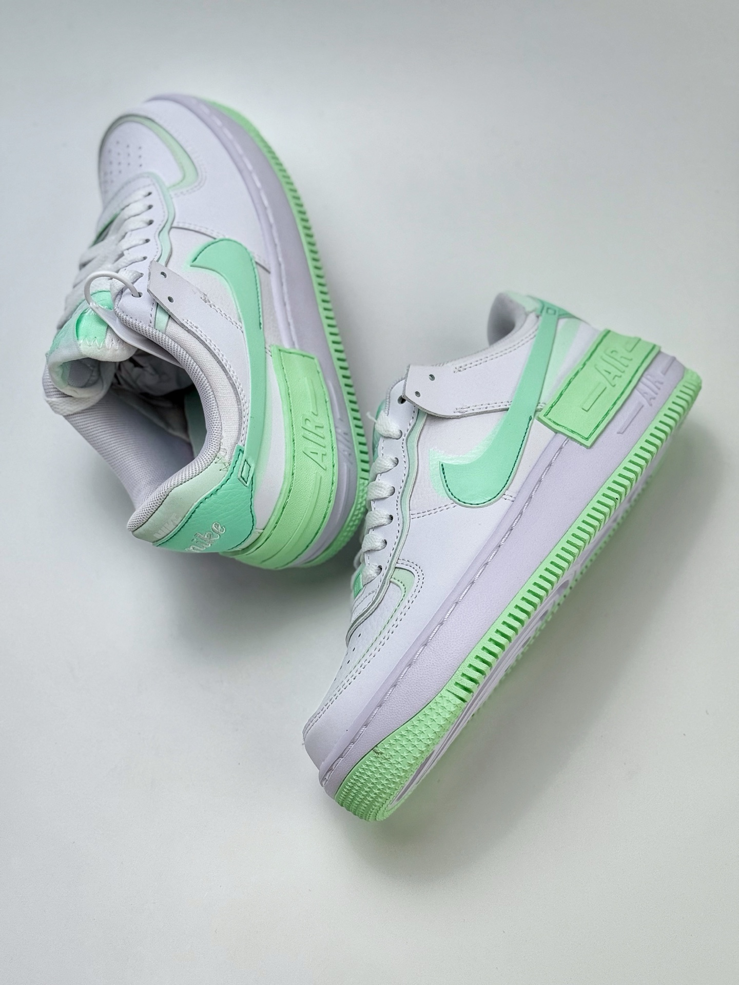 180 Nike Air Force 1 Low 07 Shadow 白绿 FZ3773-100