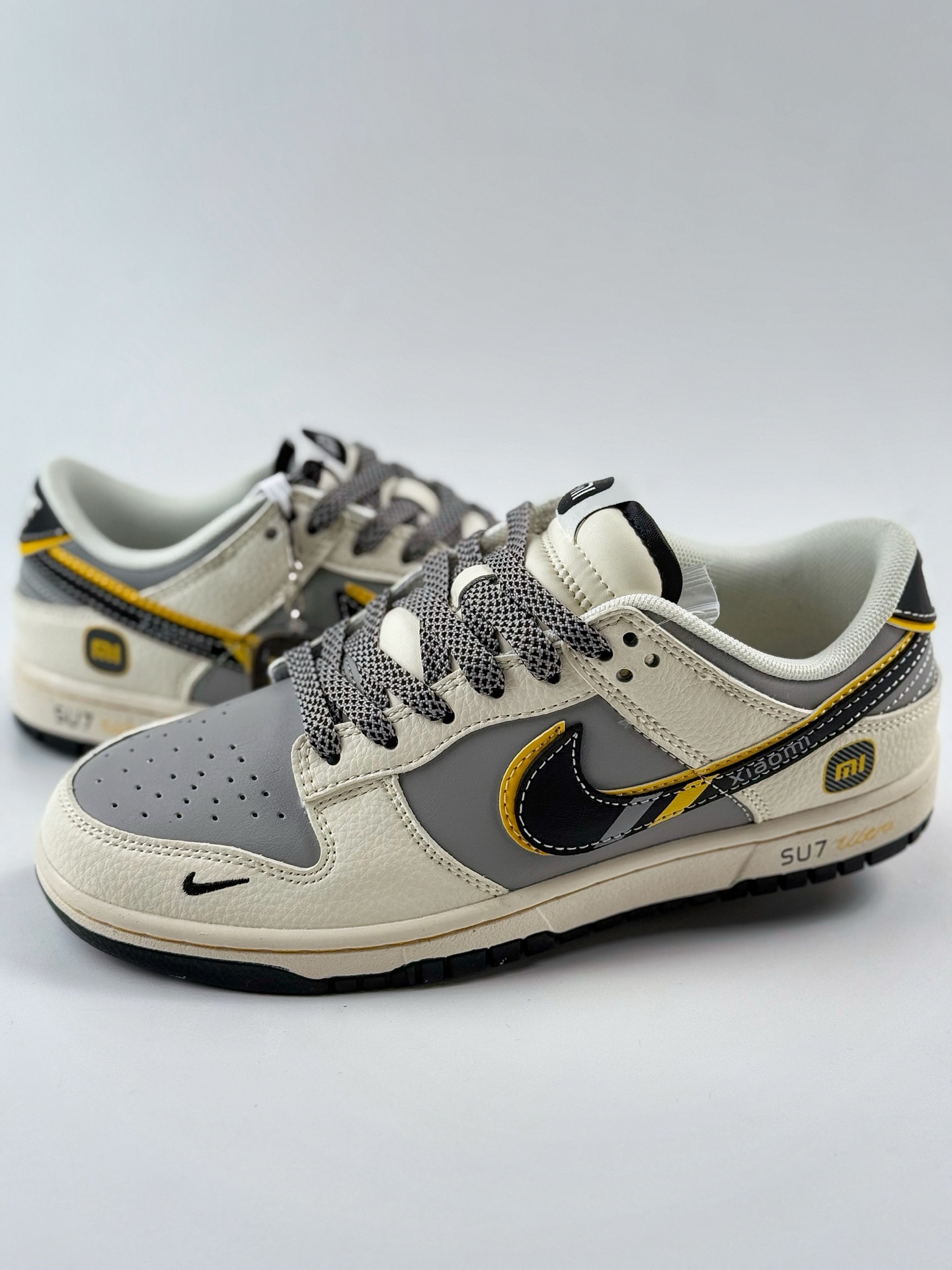 280 Nike SB Dunk Low SU7 Ultra 定制配色 白灰黄小钩满天星 XX3168-166