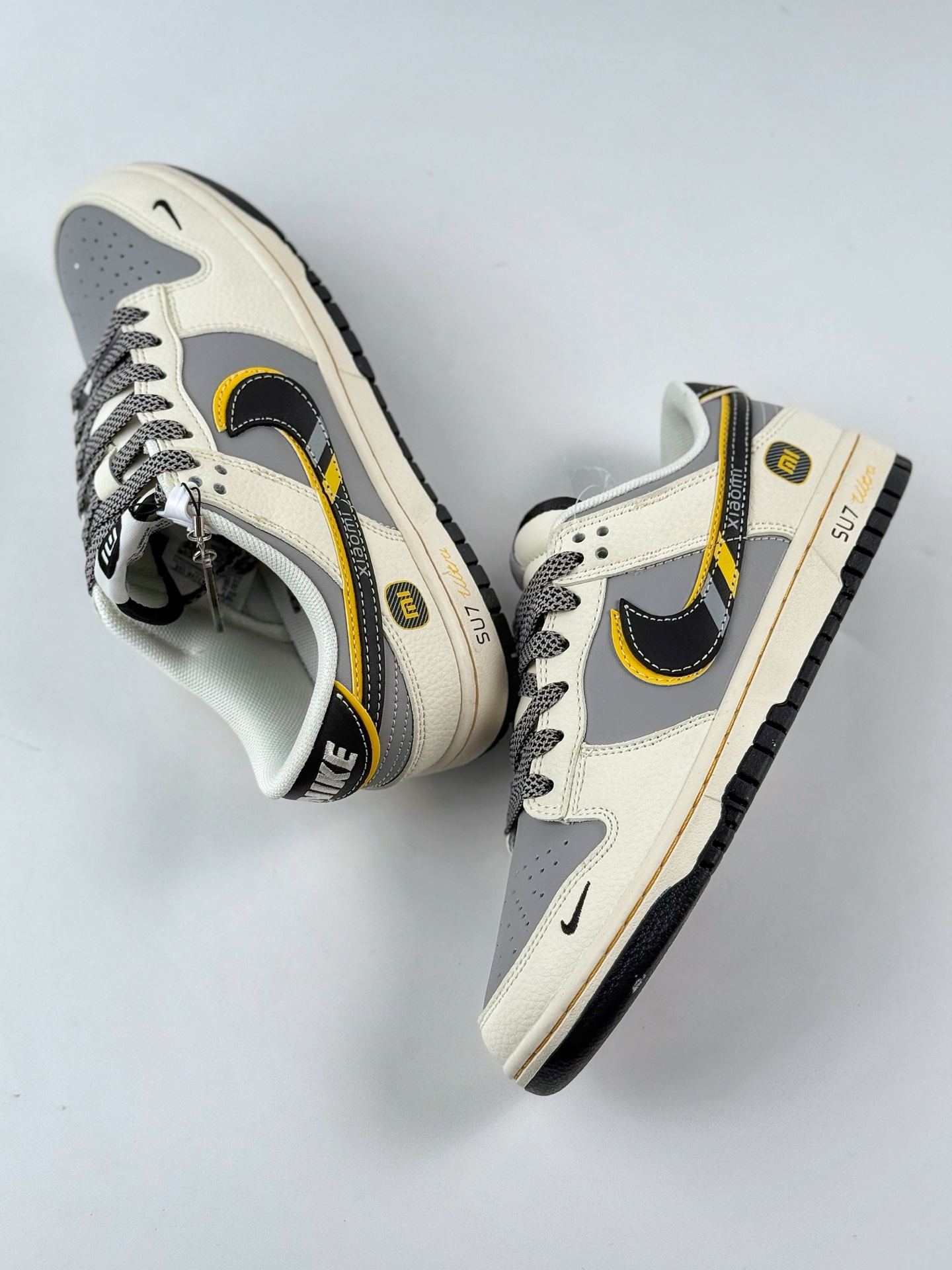 280 Nike SB Dunk Low SU7 Ultra 定制配色 白灰黄小钩满天星 XX3168-166