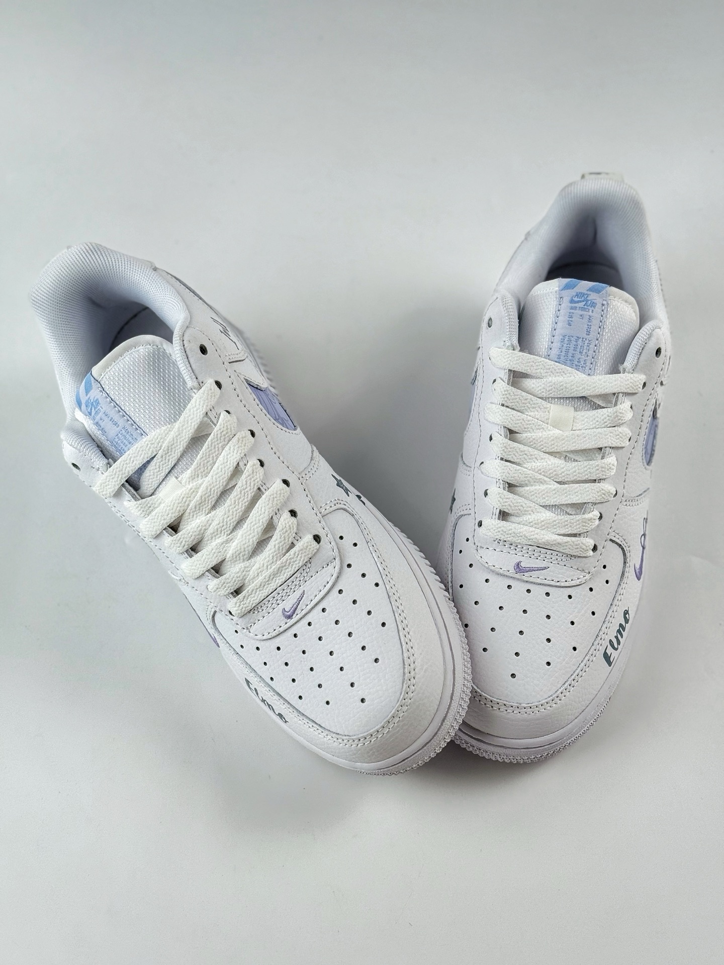 260 Nike Air Force 1 Low 07 白紫 叮当猫涂鸦 FB8971-080
