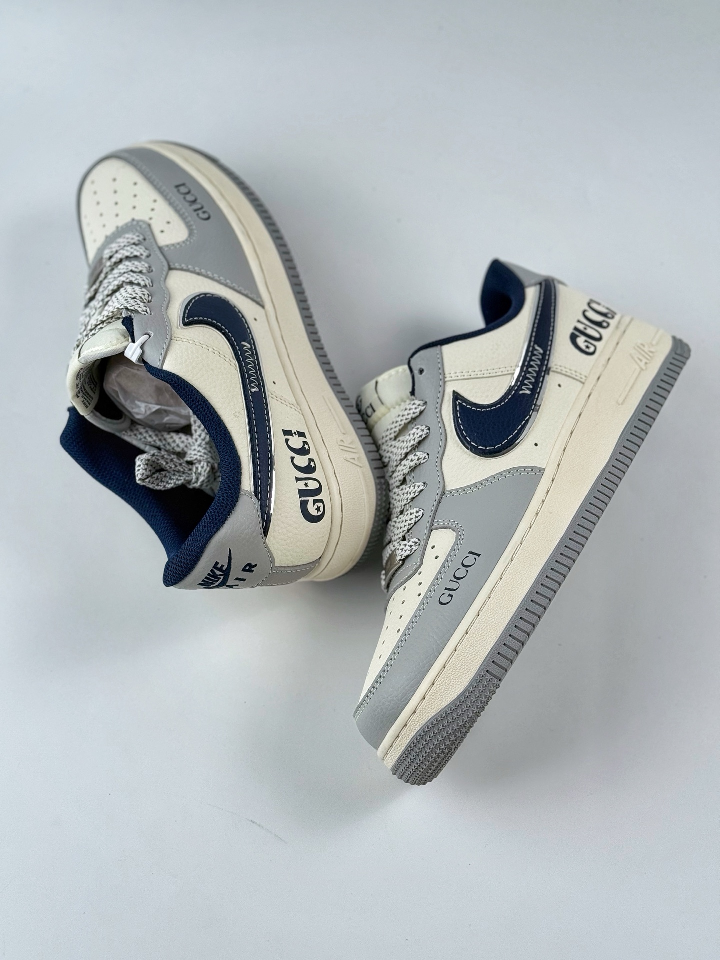 260 Nike Air Force 1 Low 07 x GUCCI 白灰蓝满天星 XS1958-543