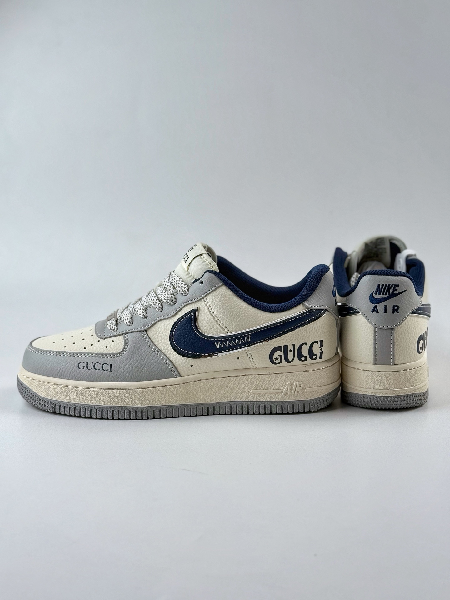 260 Nike Air Force 1 Low 07 x GUCCI 白灰蓝满天星 XS1958-543