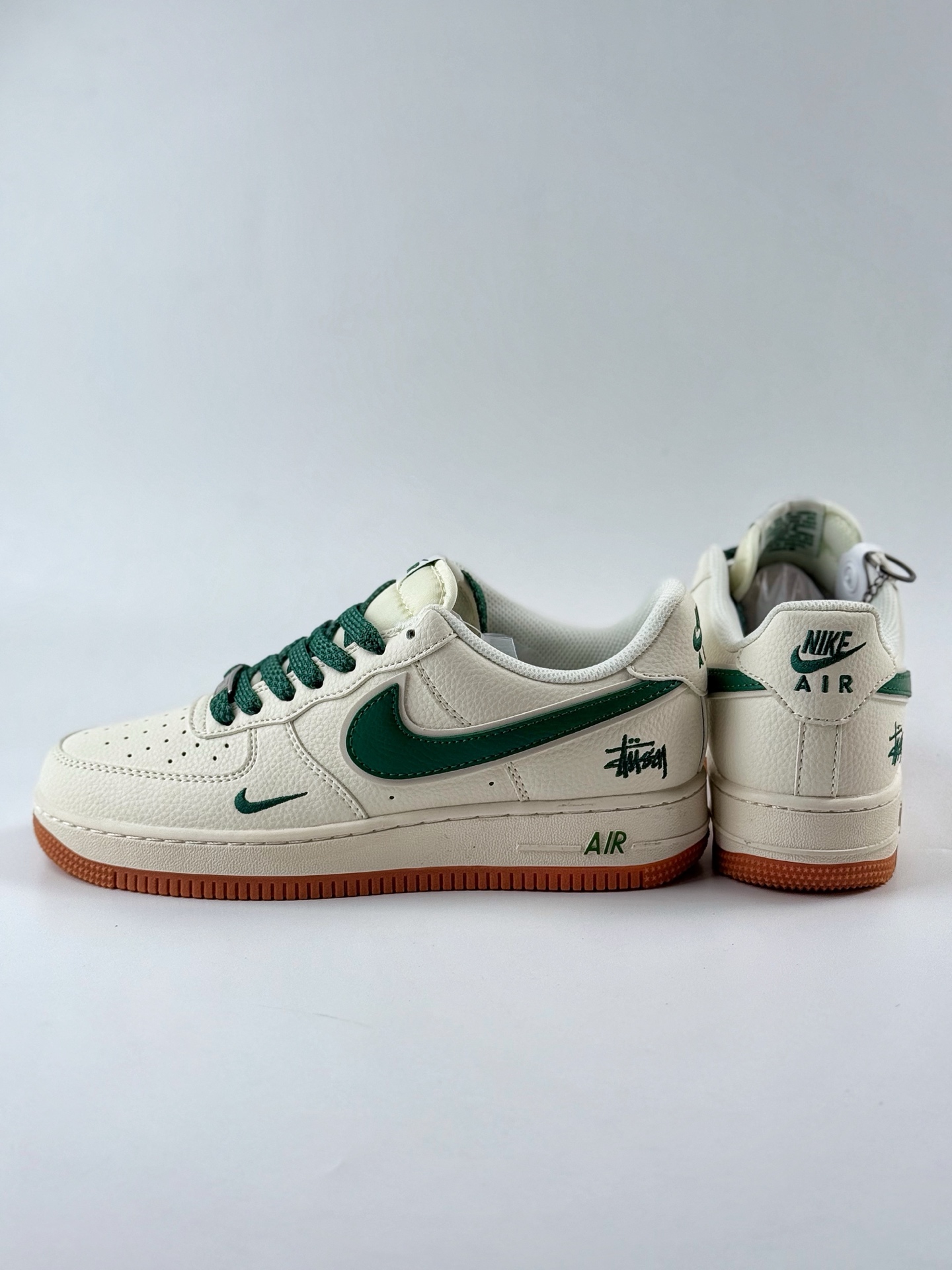 260 Nike Air Force 1 Low 07 x Stussy 白绿小钩满天星 XX3168-138